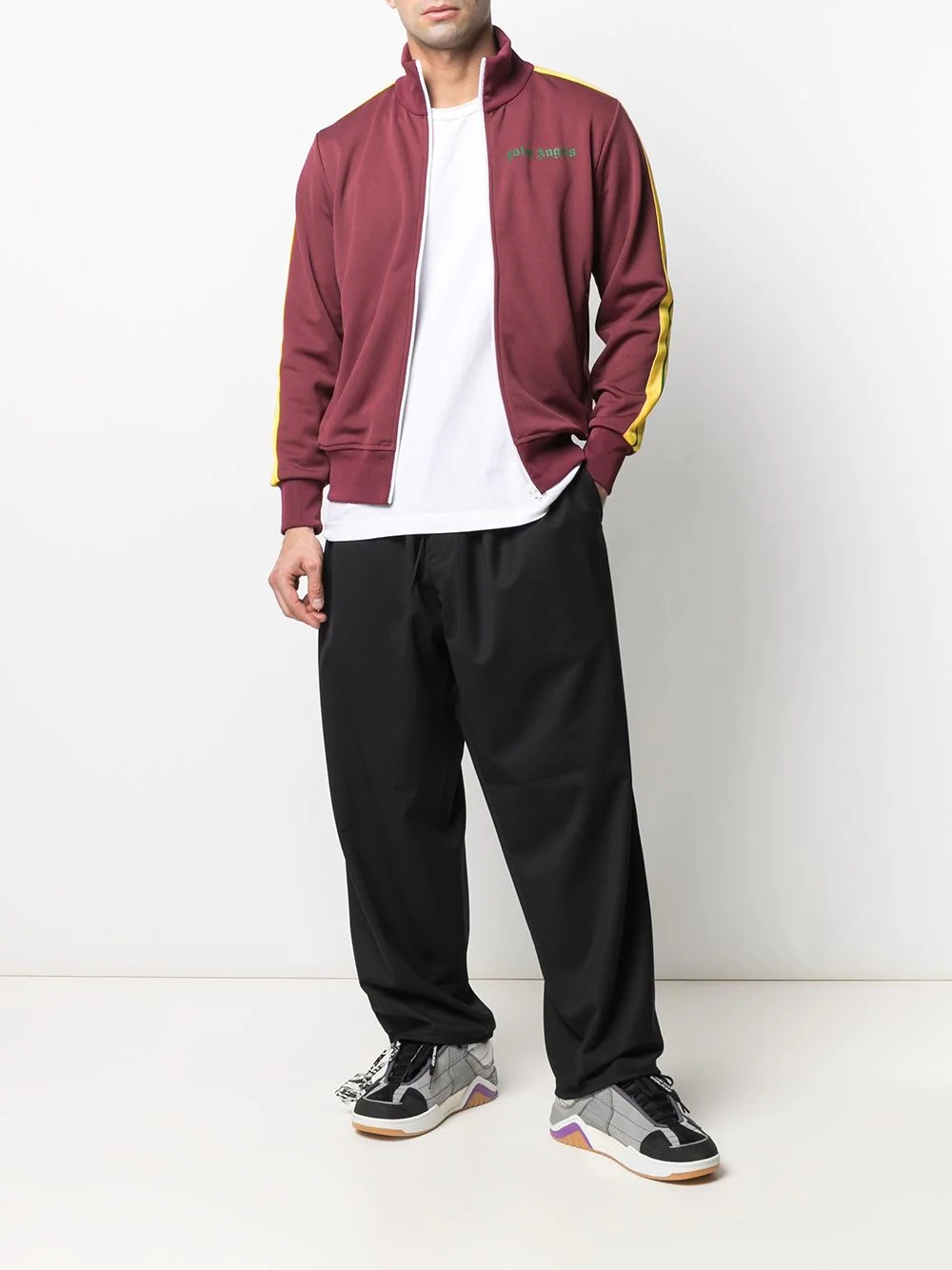 stripe sleeve track jacket - 2