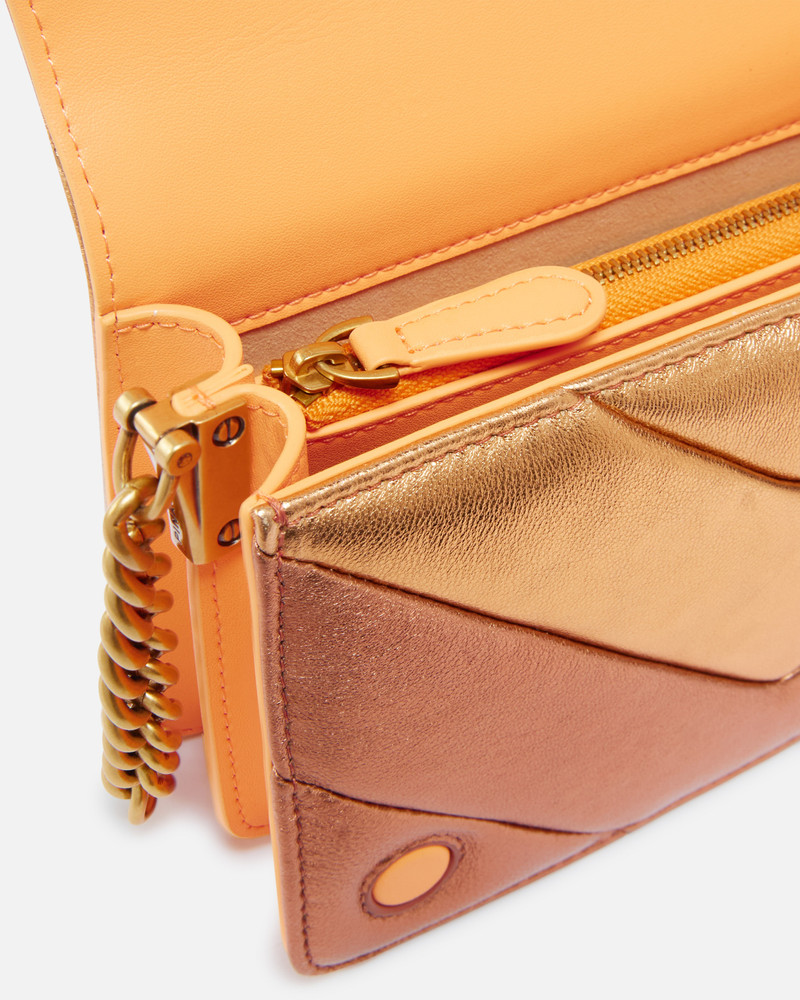 LOVE BAG CLICK MINI QUILTED CROSSBODY BAG WITH METALLIC AND FADE EFFECTS 4