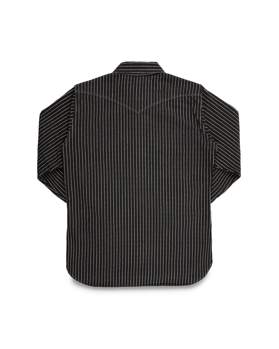 IHSH-62-BLK 12oz Wabash Western Shirt - Black - 5