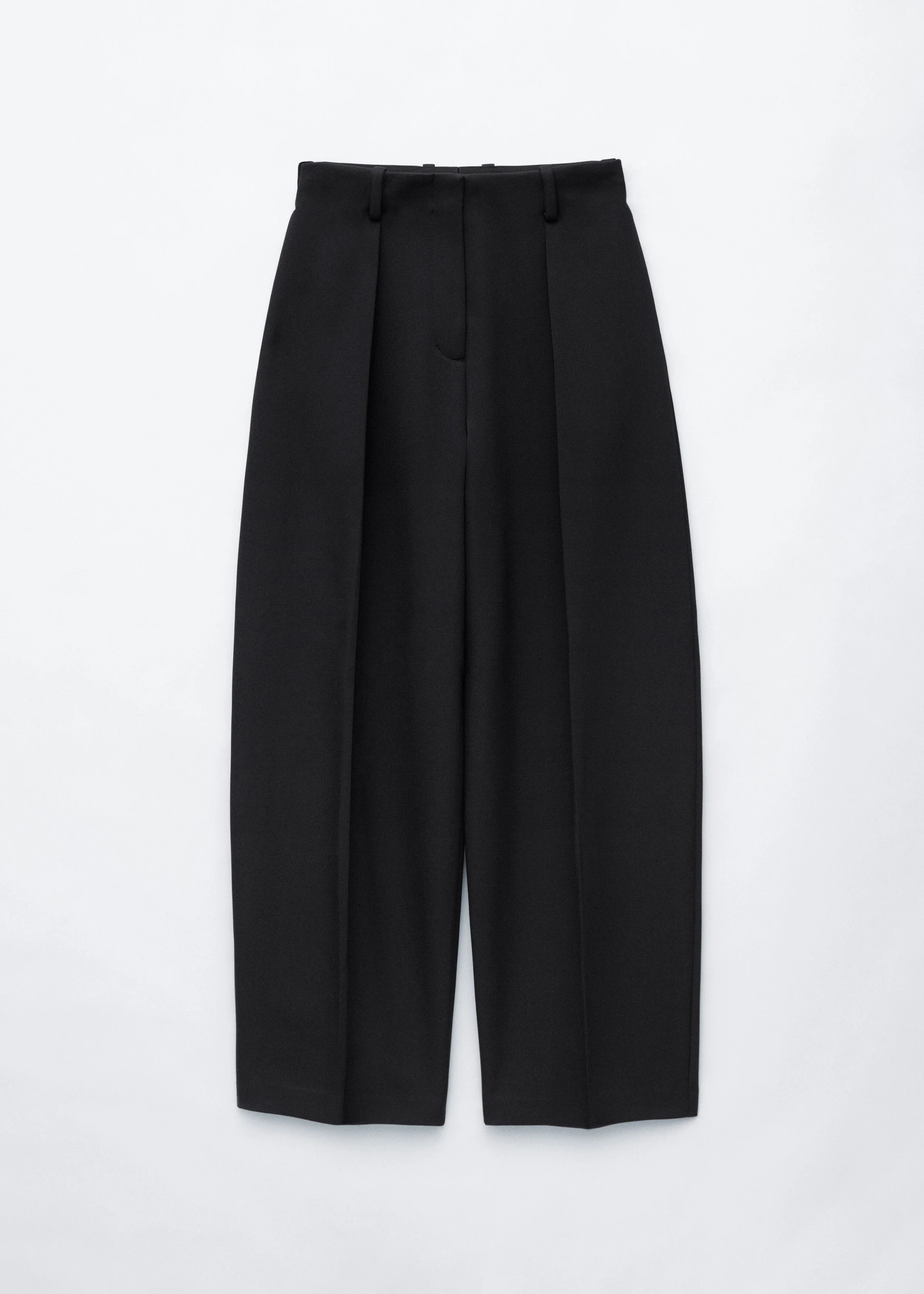 Sculptural Pleat Trousers - 1