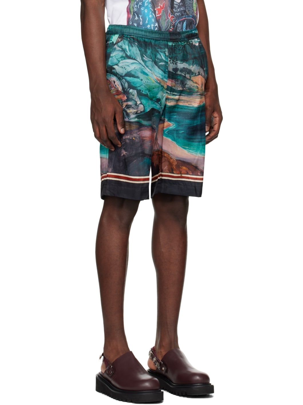 Multicolor Dua Winter Shorts - 2