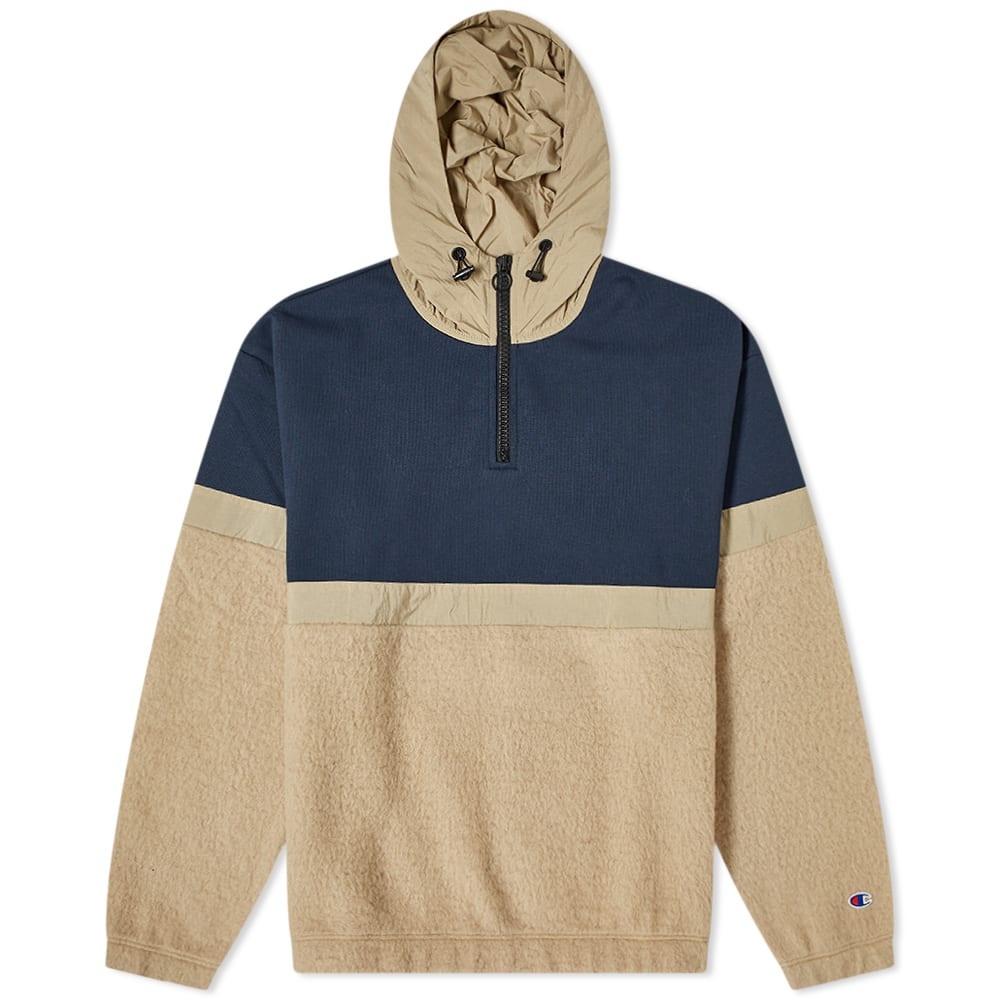 Champion Reverse Weave Teddy Cashmere Nylon Half Zip - 1