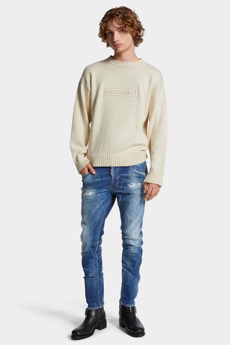 送料関税込【D SQUARED2】Light Heritage Wash Skater Jeans DSQUARED2 LIGHT HERITAGE WASH SKATER JEANS | REVERSIBLE