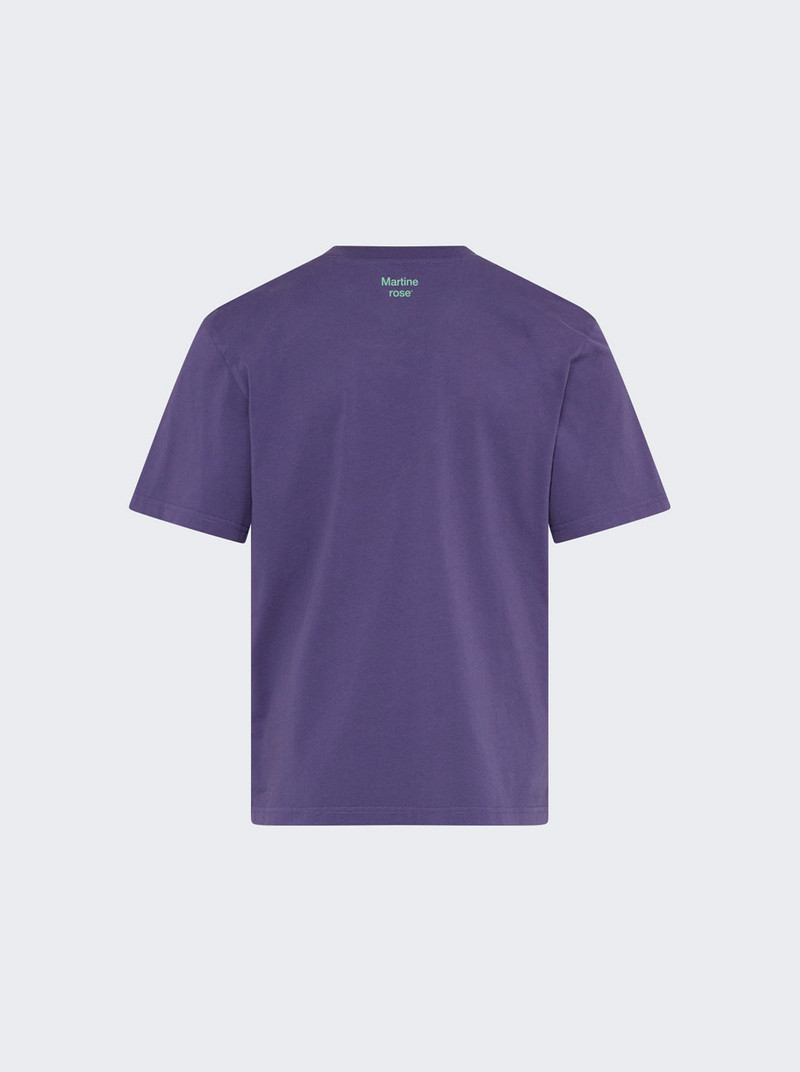 Martine Rose Classic Tee Purple Indigo outlook