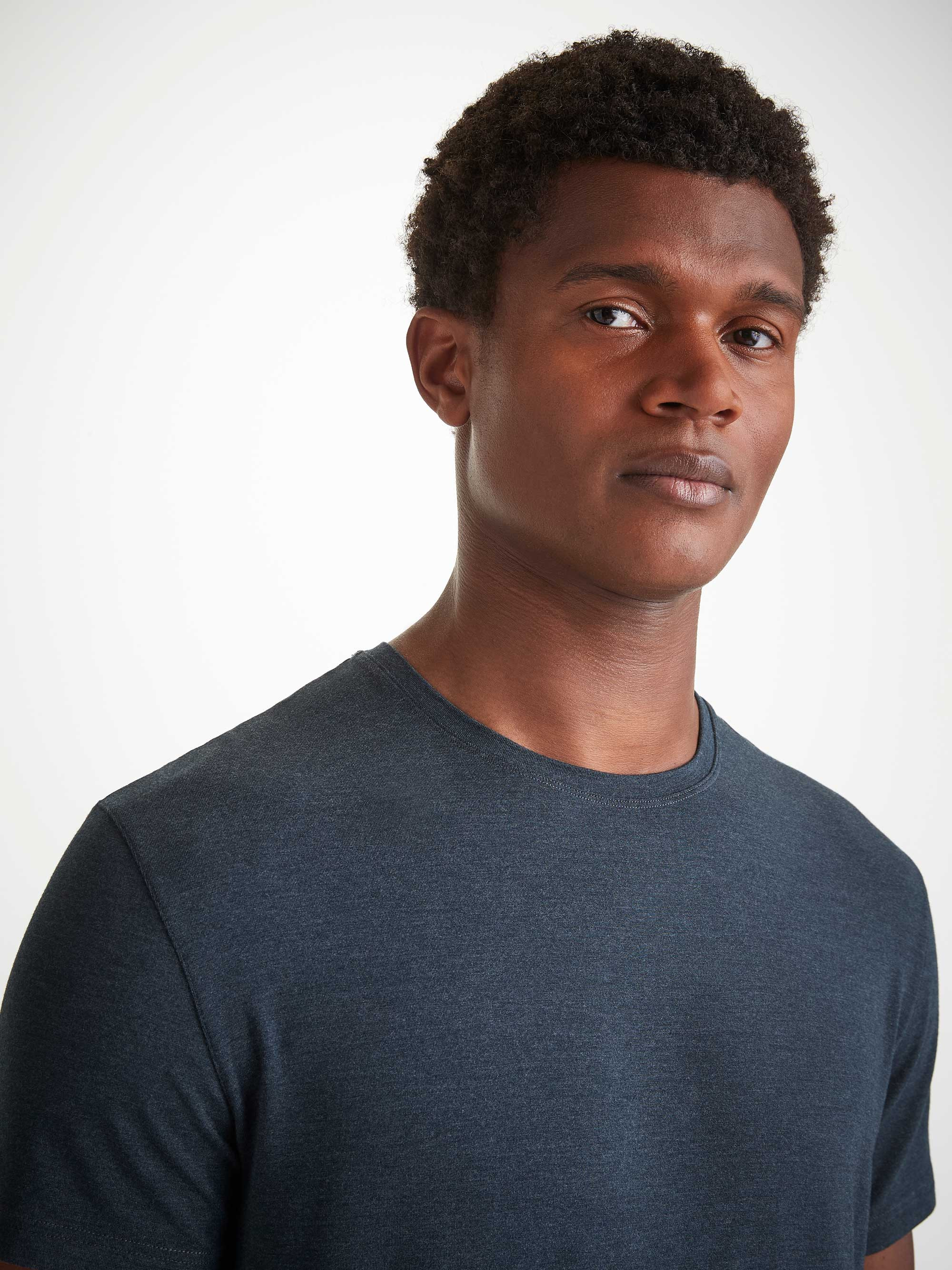 Men's T-Shirt Marlowe Micro Modal Stretch Anthracite - 5