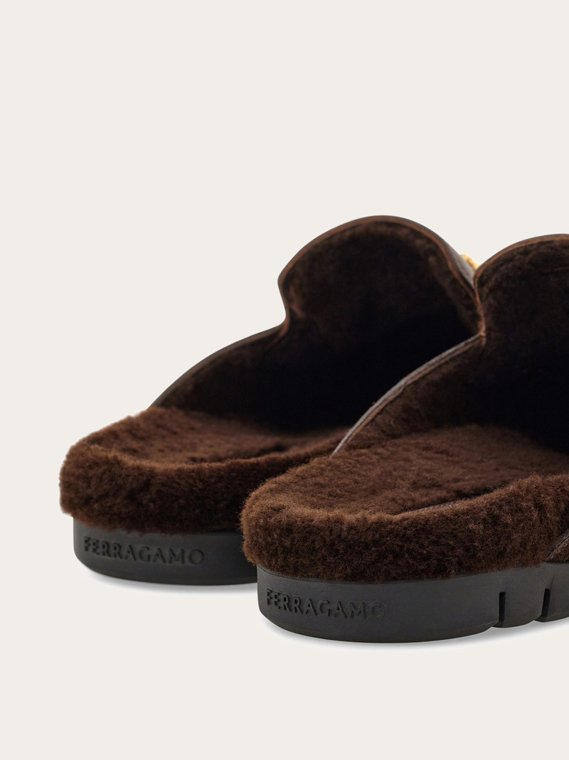 FERRAGAMO Mule with Gancini ornament outlook
