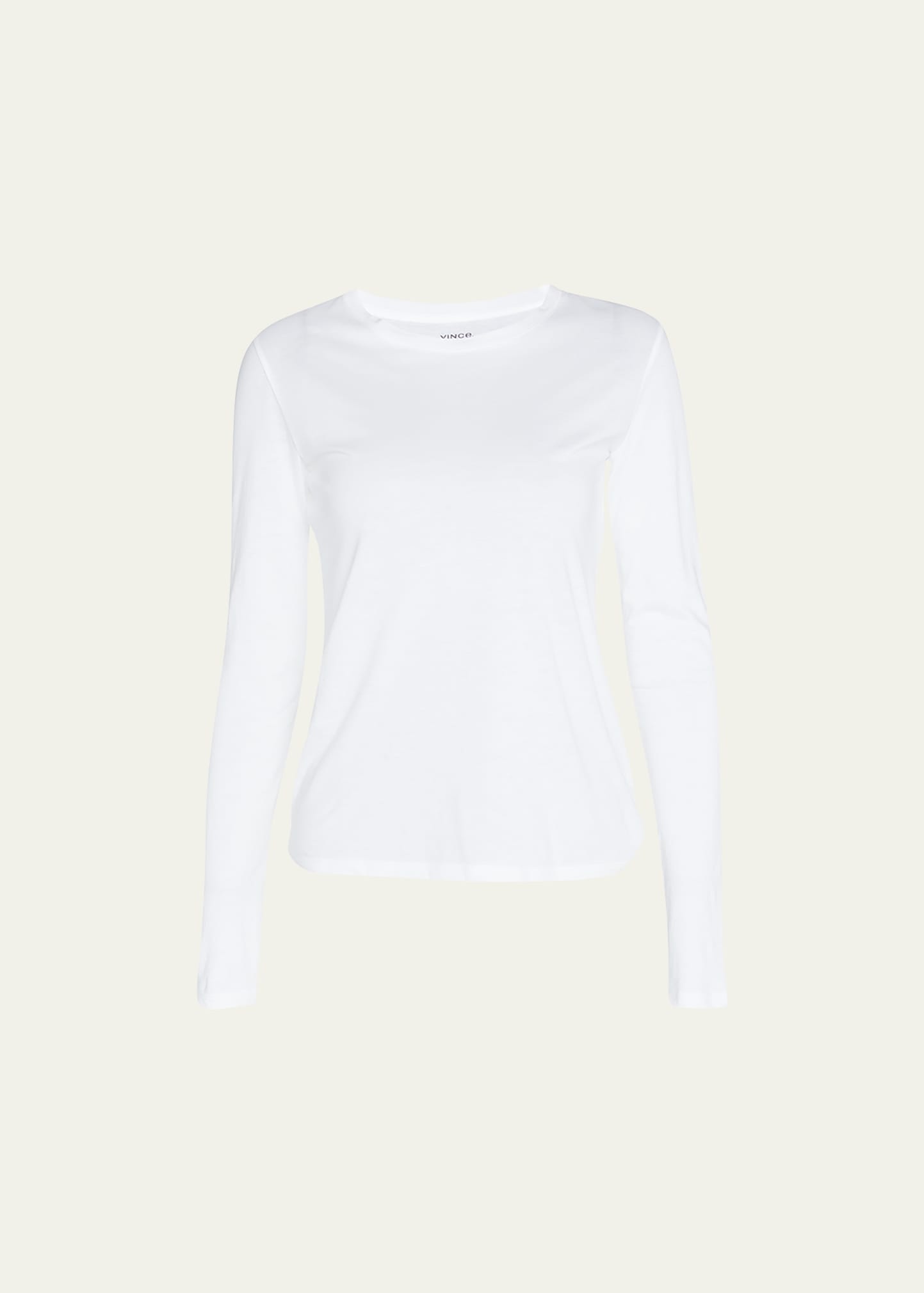 Essential Long-Sleeve Crewneck Tee - 1