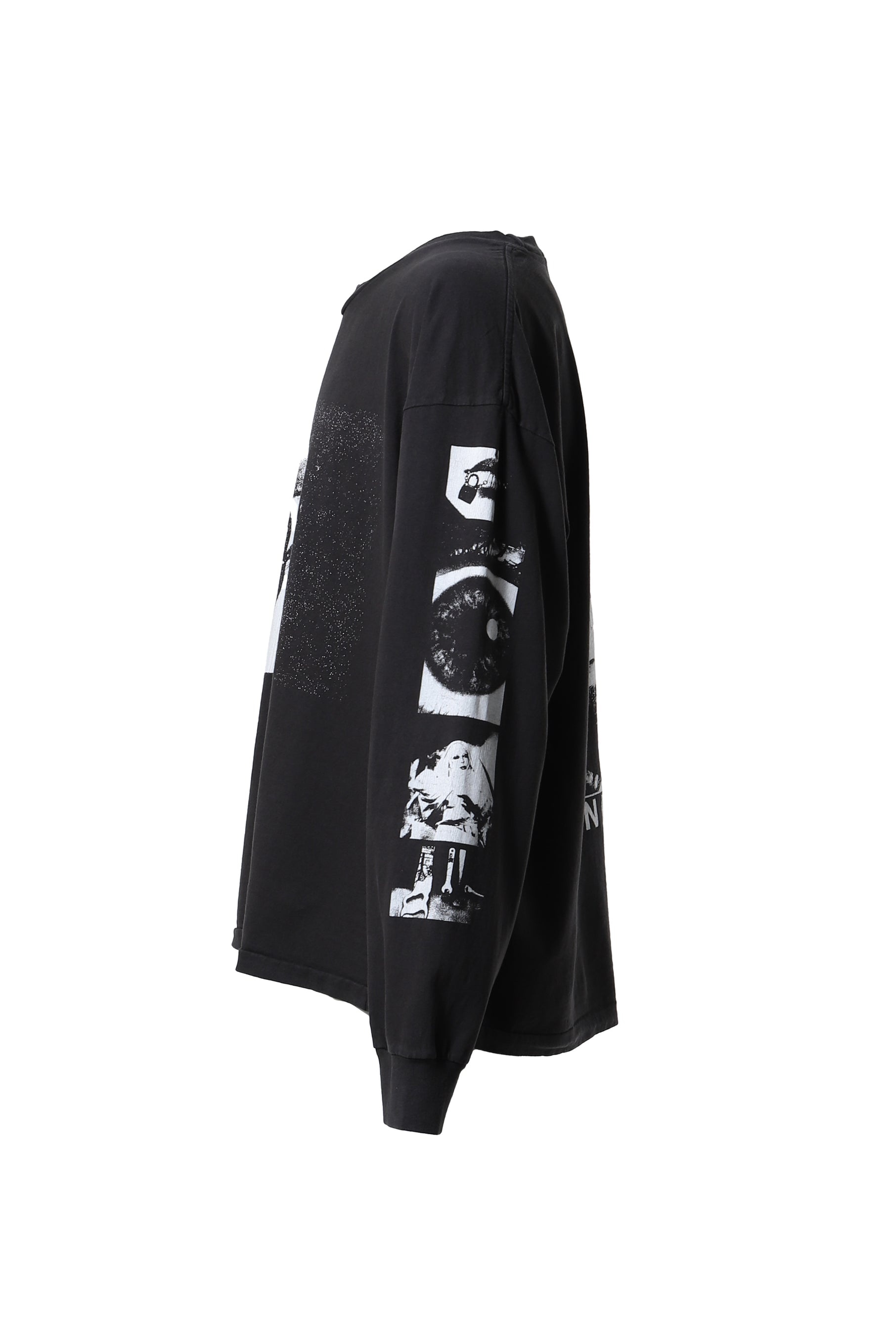 LIPS LS T-SHIRT / FADED BLK - 3