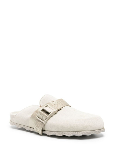 Off-White Industrial Belt suede clogs outlook