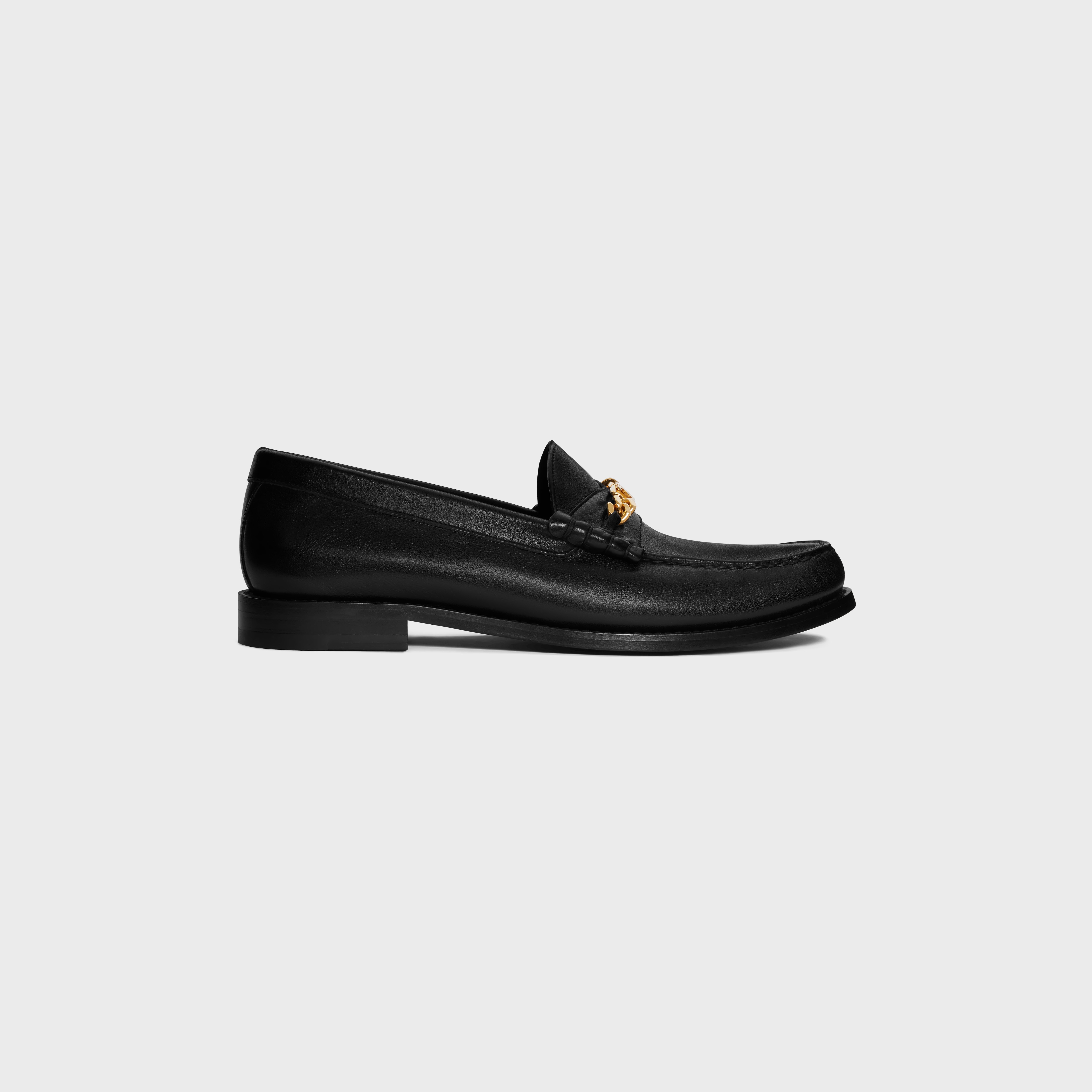 CELINE LUCO TRIOMPHE CHAIN LOAFER in CALFSKIN - 1