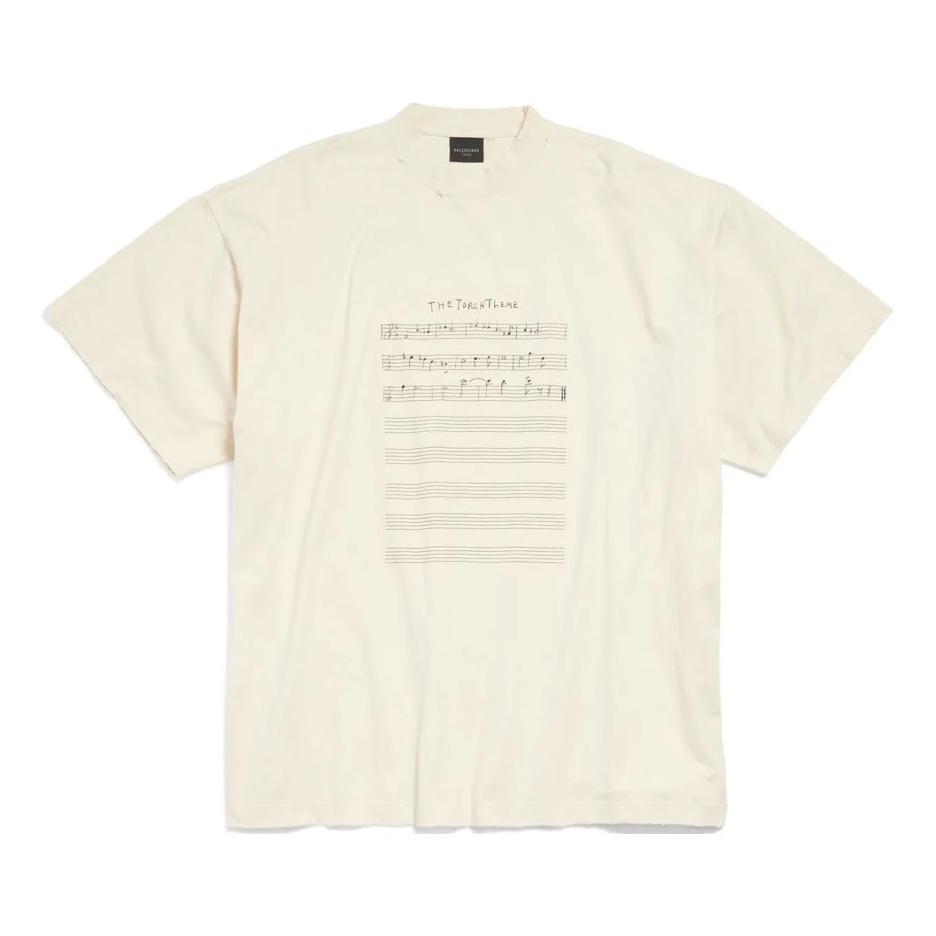 Balenciaga Angelo Badalamenti Series T-shirt 'Light Beige' 694576TMVO59069 - 1