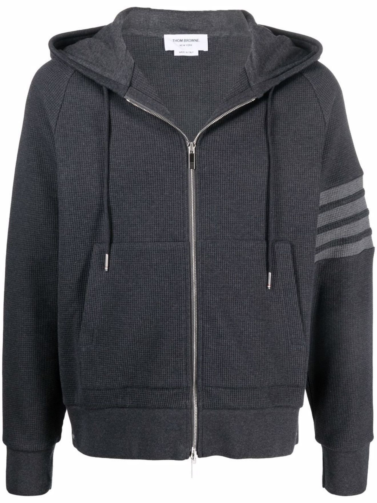 4-bar zip up hoodie - 1