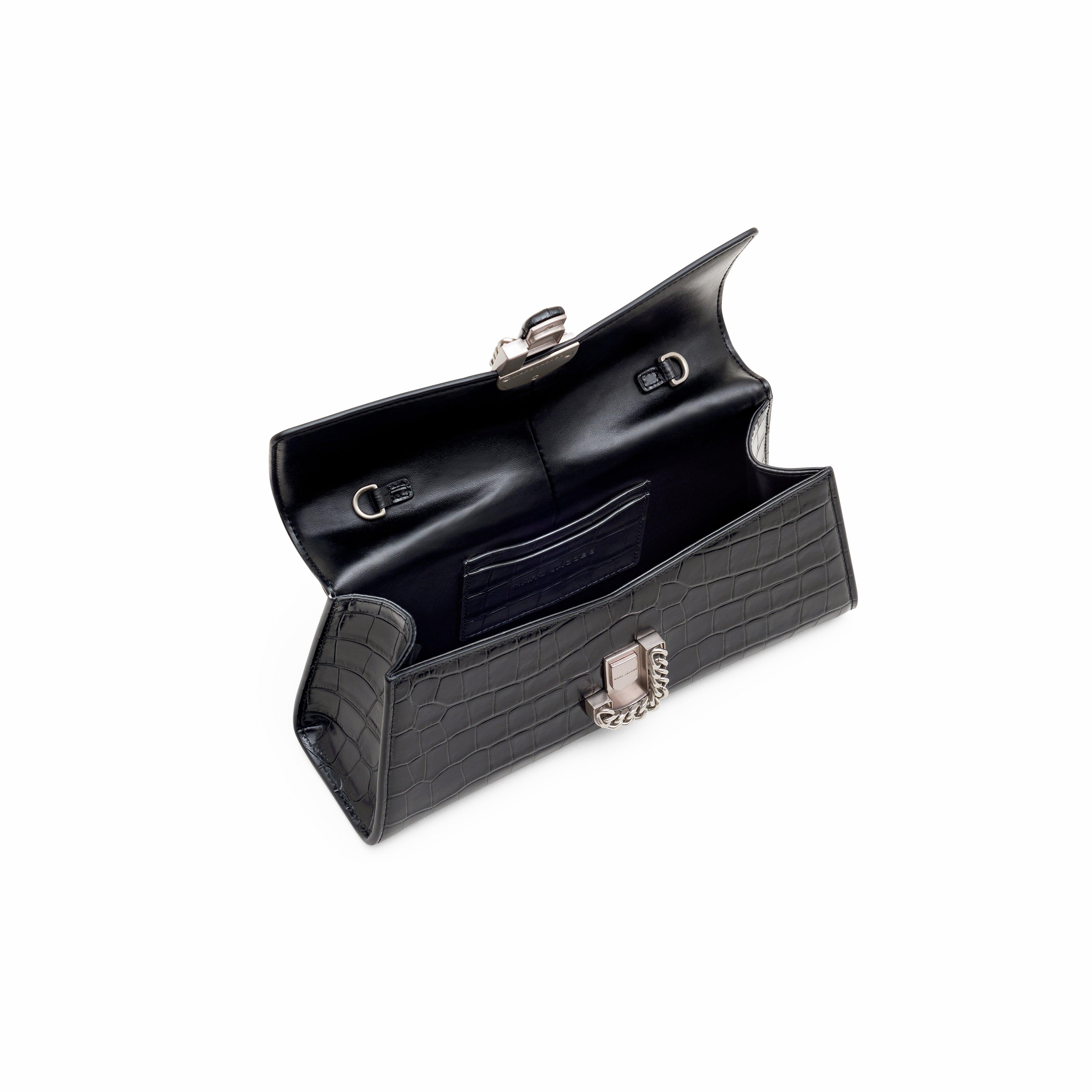 THE CROC-EMBOSSED ST. MARC CONVERTIBLE CLUTCH - 6