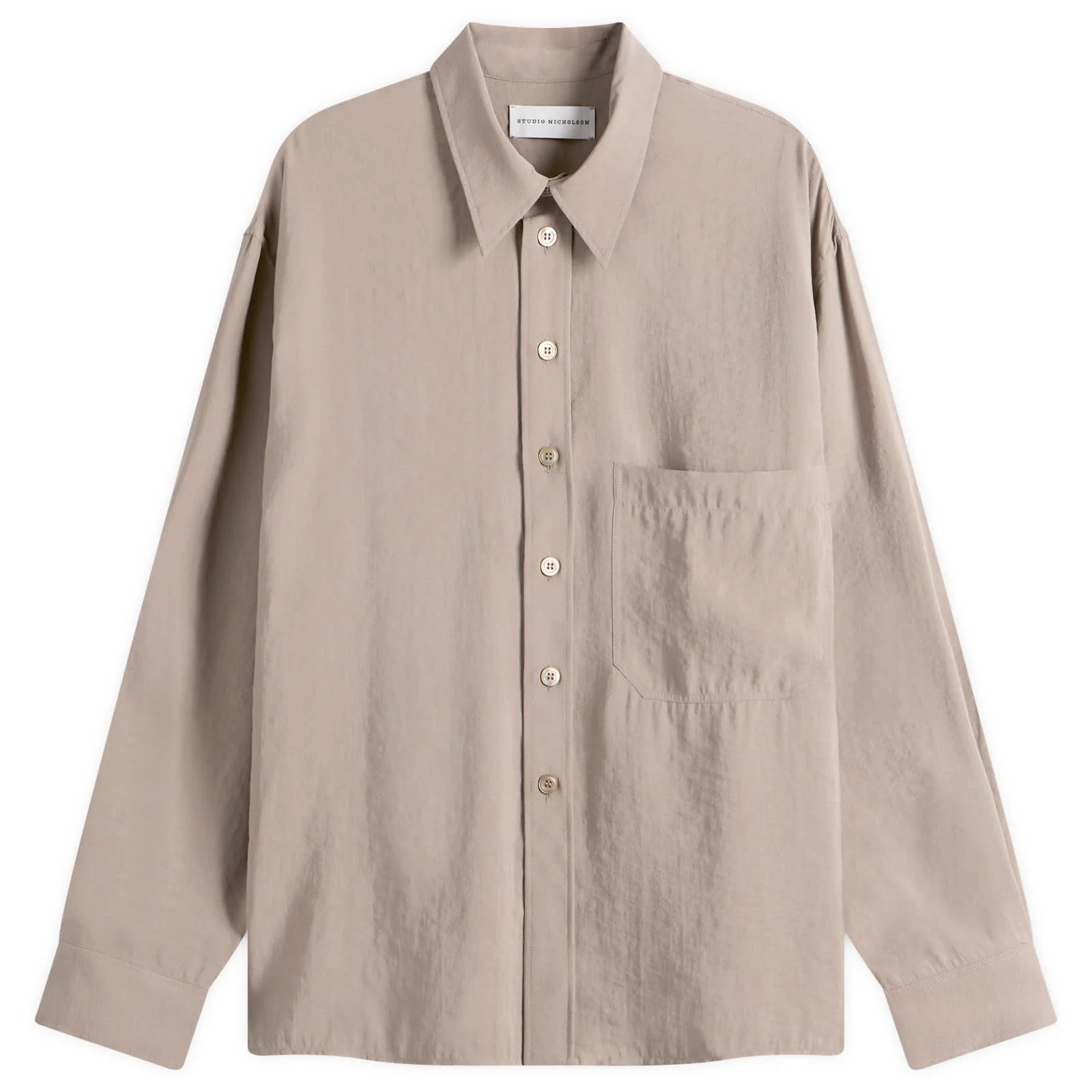 Studio Nicholson Emper Oversized Patch Pocket Shirt - 1