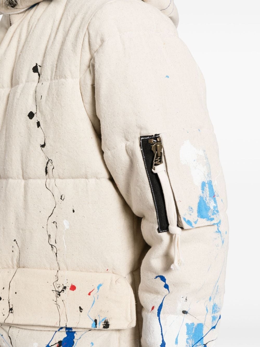 SPLATTER-PAINT DOWN JACKET - 4