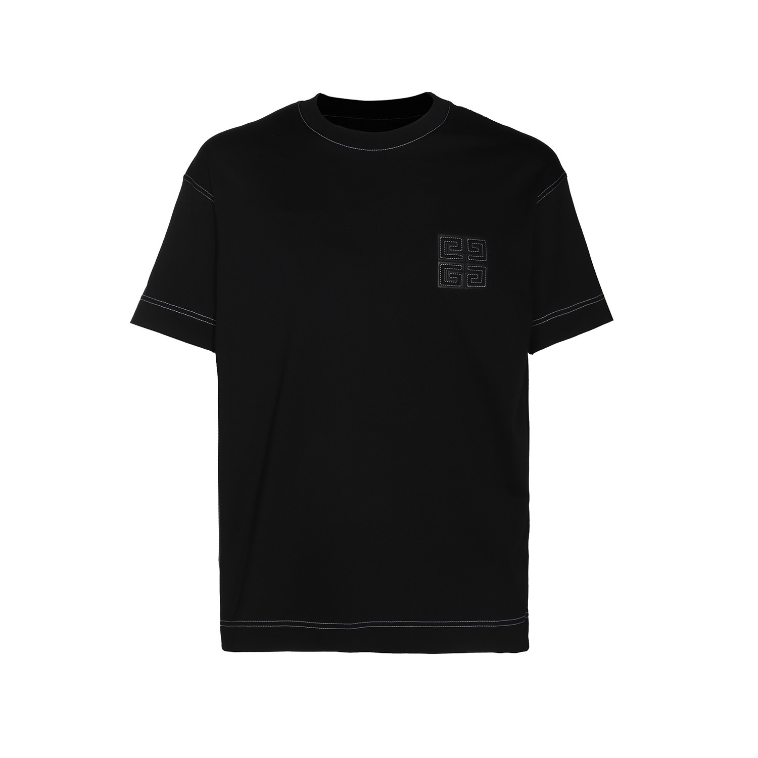 Givenchy BLACK COTTON T-SHIRT | palazzobelli | REVERSIBLE