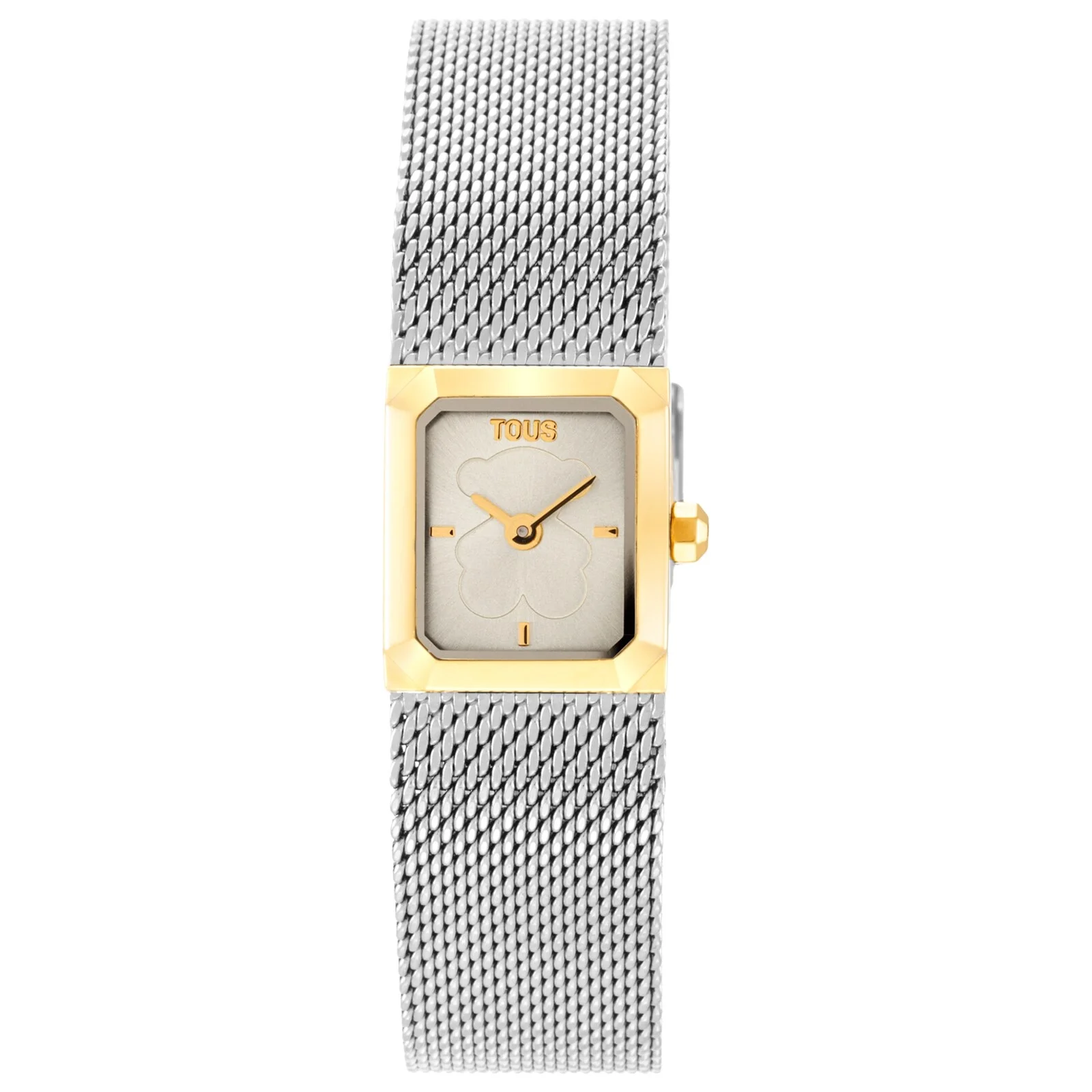 Analog Watch with steel Milanese mesh bracelet and gold-colored steel Mini Mesh - 1