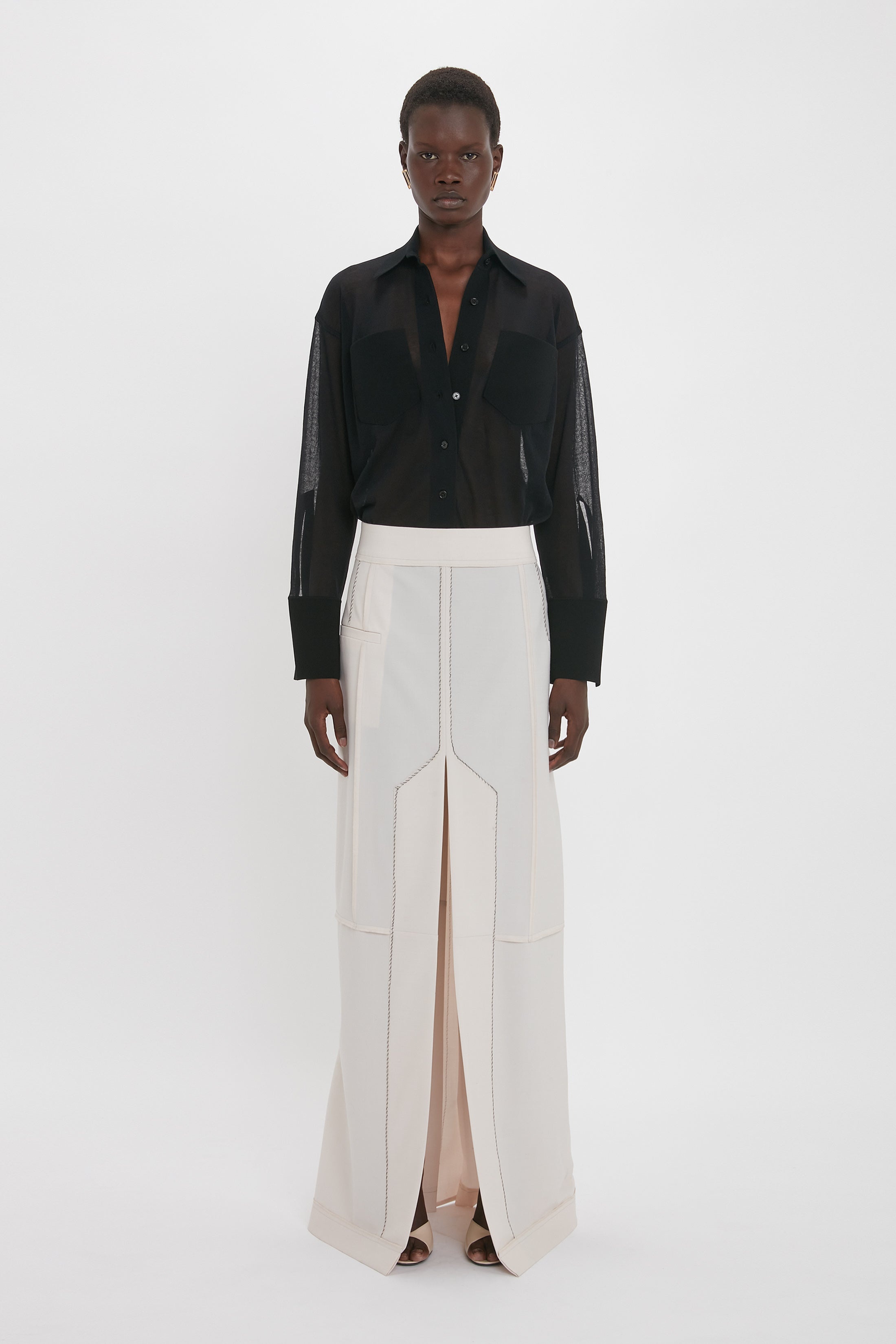Pocket Detail Shirt In Black - 2