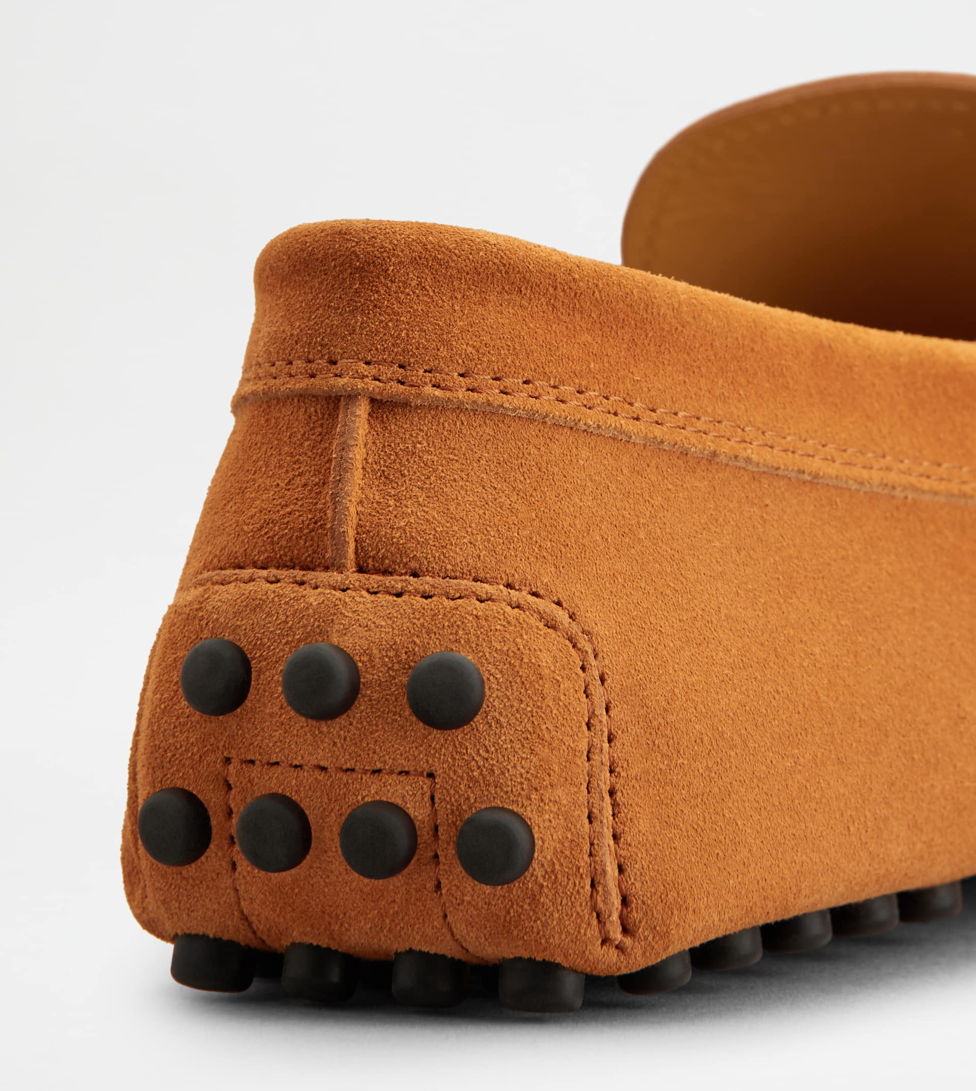 GOMMINO DRIVING SHOES IN SUEDE - ORANGE - 5