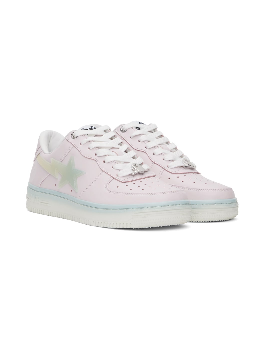 Pink & Blue Sta #5 M1 Sneakers - 4