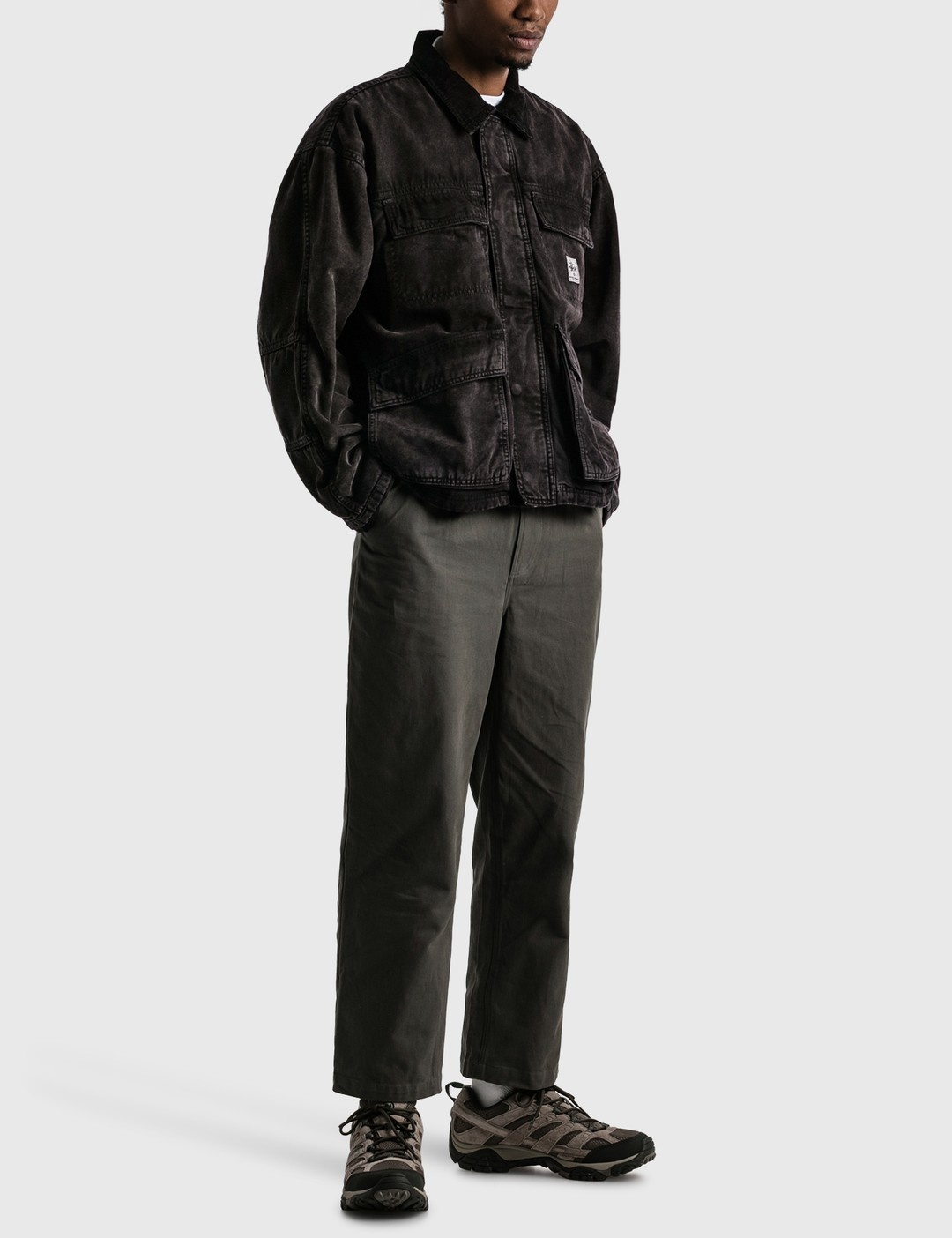 WASHED CANVAS SHOP JACKET - 10