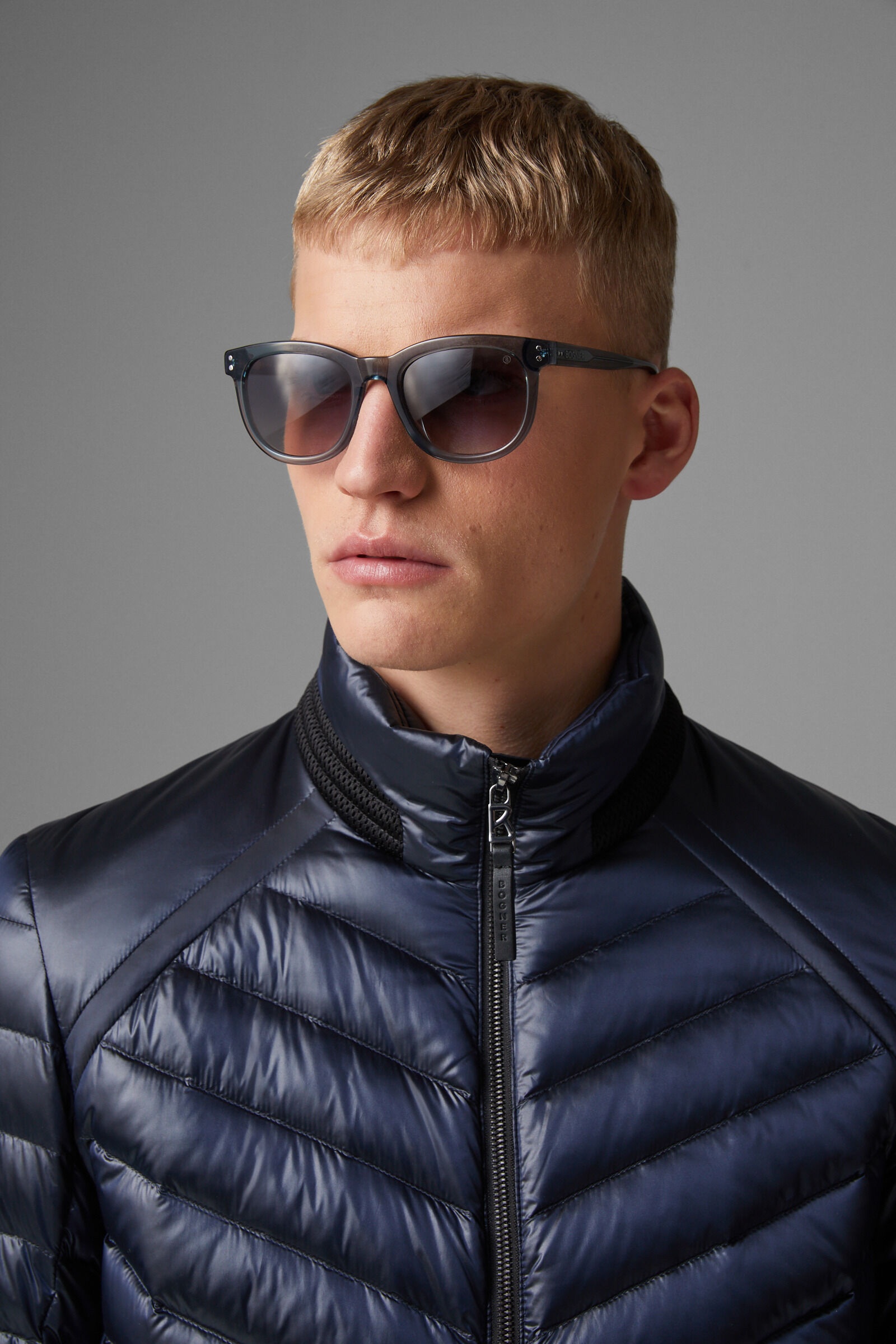 Liman lightweight down jacket in Dark blue - 5
