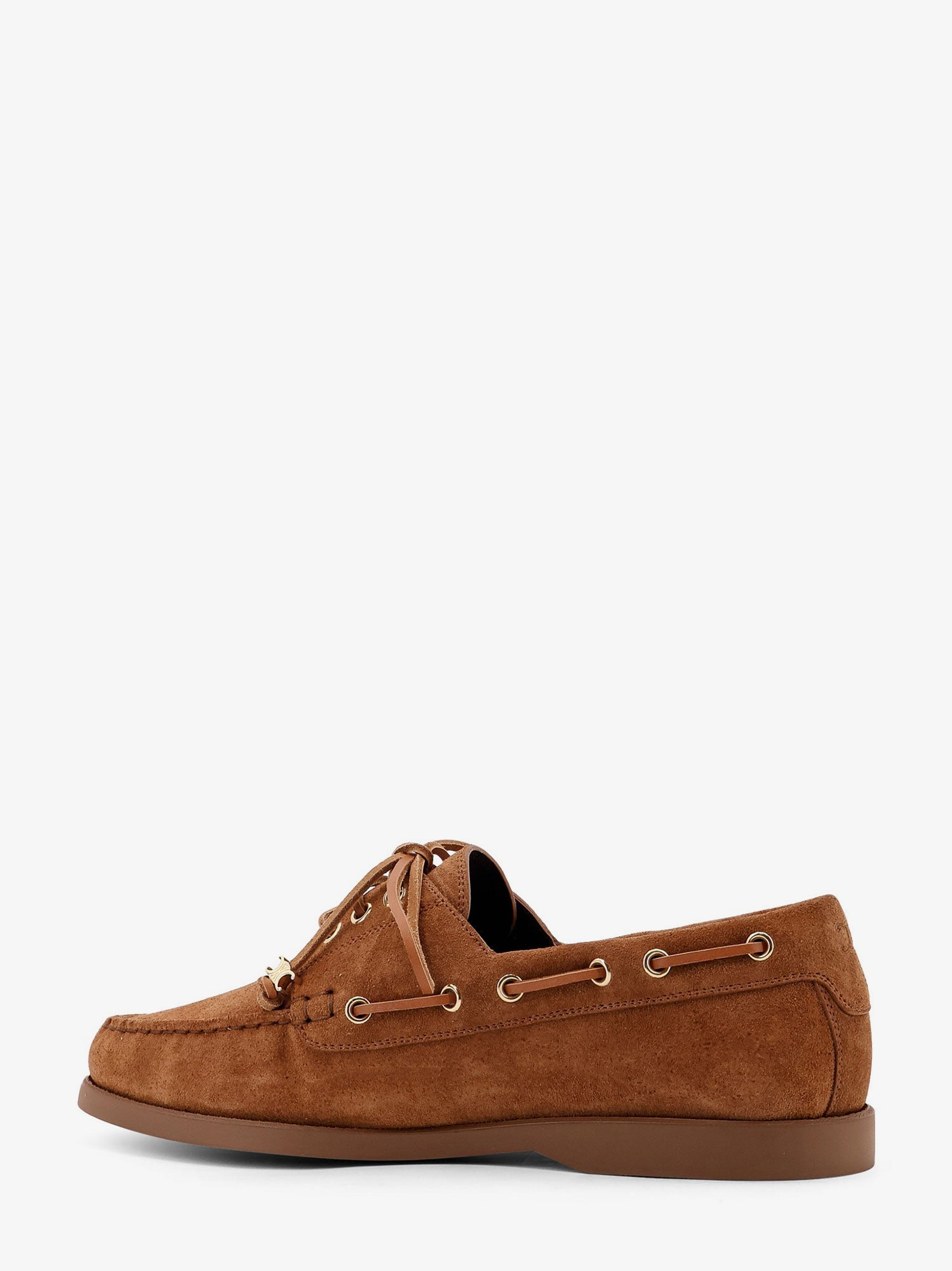 Celine Bateau Suede Loafers - 3