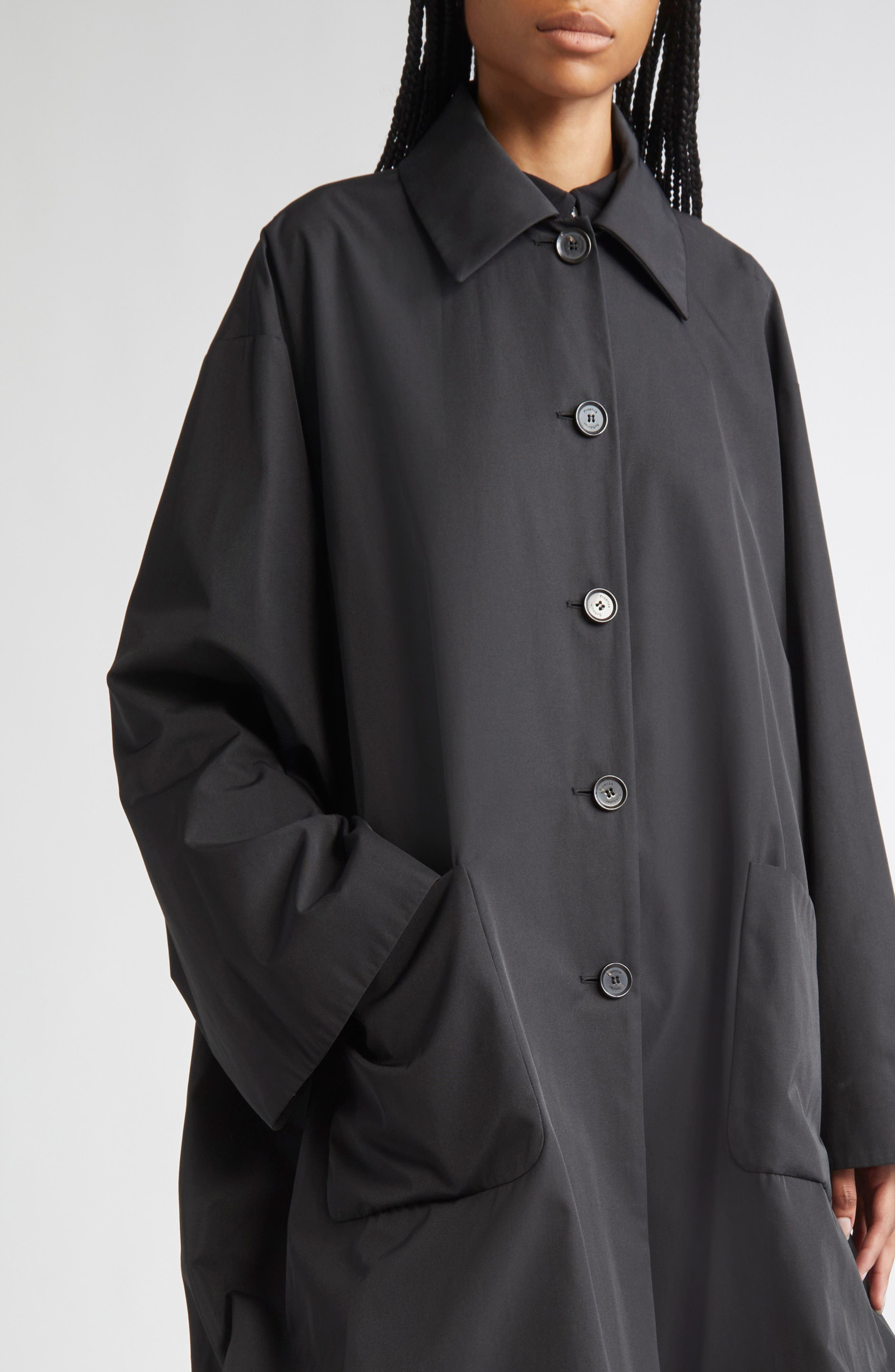 Proenza Schouler Verretta Coat in Black at Nordstrom - 5
