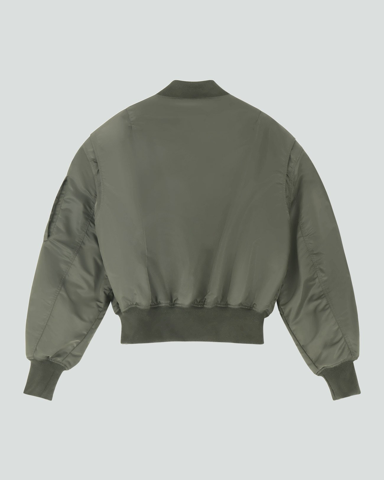 CROPPED BROAD BOMBER KHAKI - 2