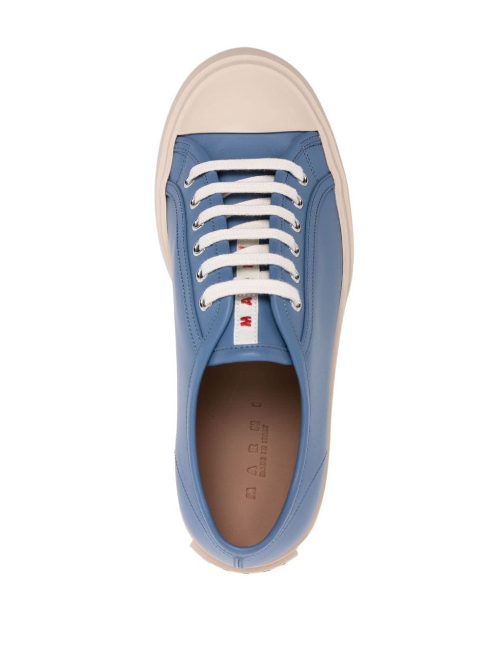 Pablo lace-up leather sneakers - 4