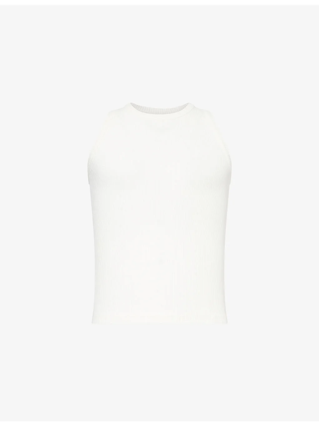 Brand-Patch Sleeveless Stretch-Cotton Top - 1