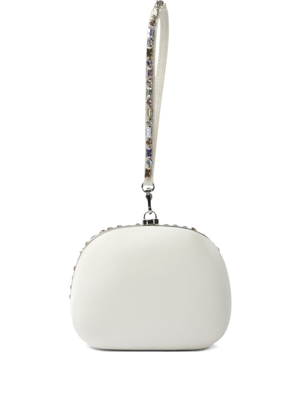crystal-embellished clutch bag - 2