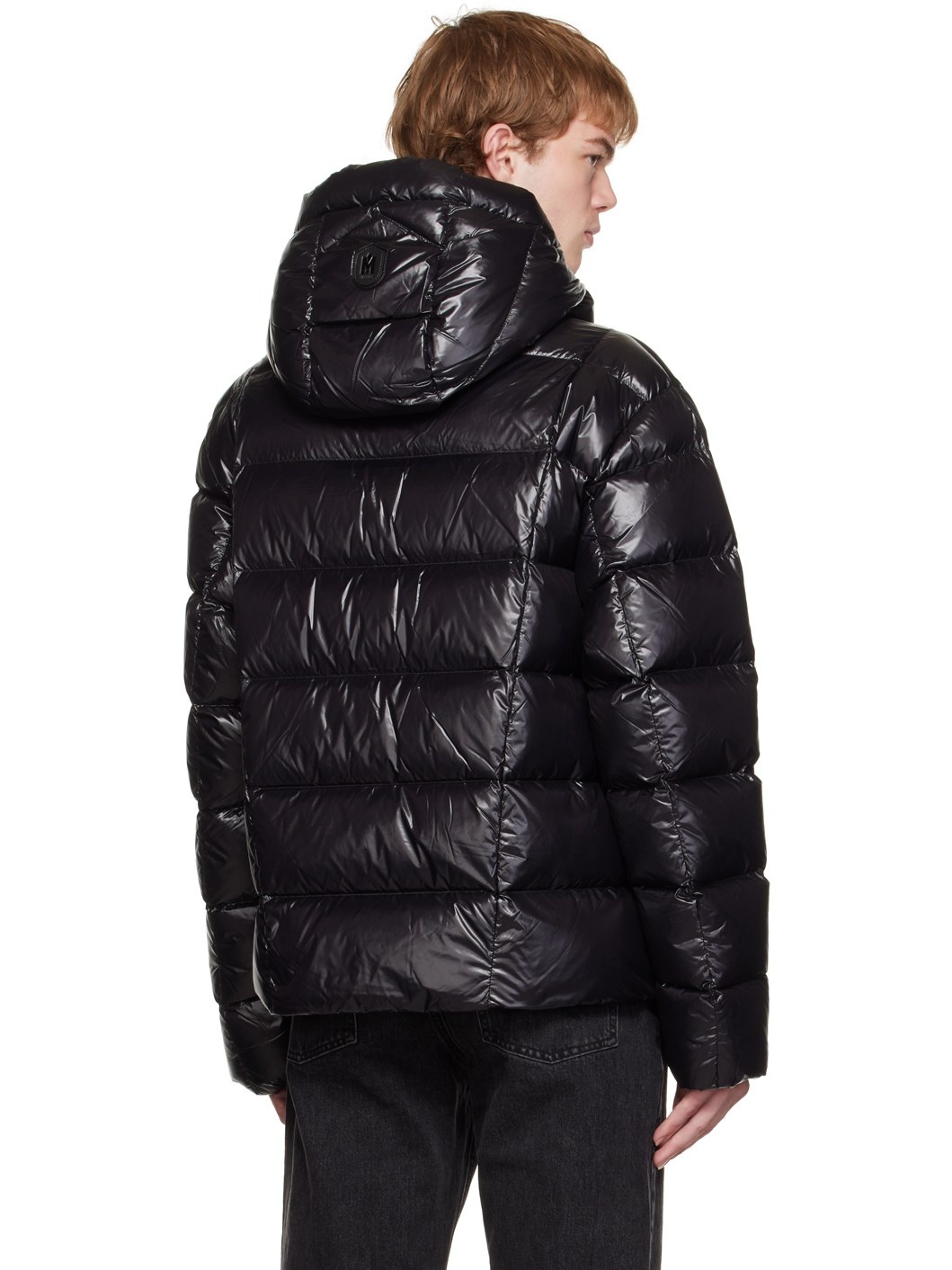 Black Victor Down Jacket - 3