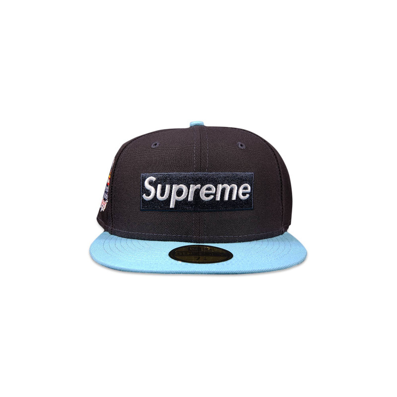 Supreme 2-Tone Box Logo New Era 'Blue' - 1