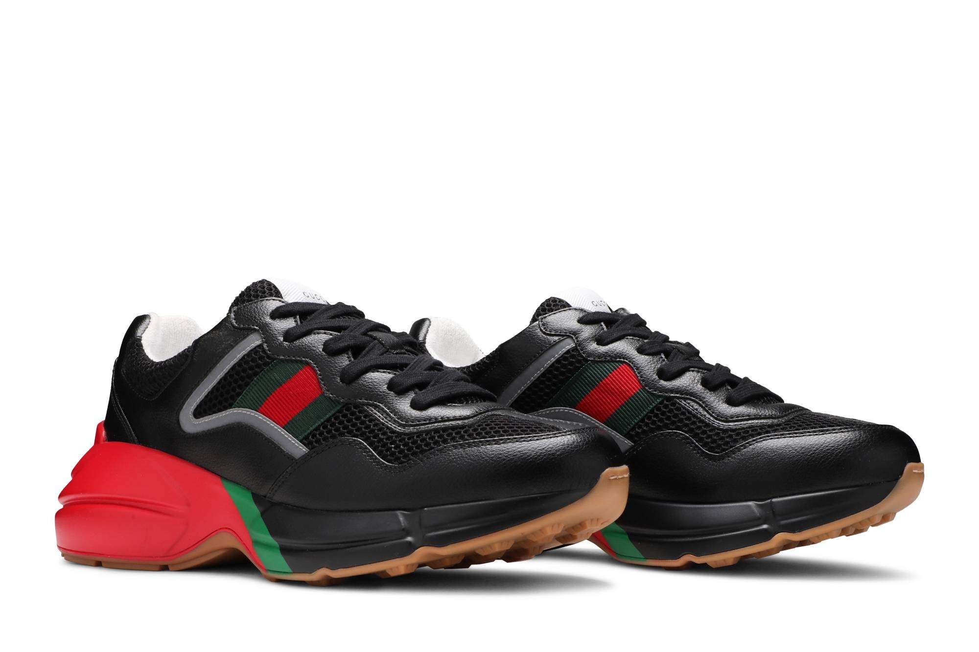 Gucci Rhyton 'Black Red Green Reflective' - 8