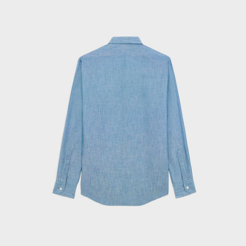 CELINE loose shirt in chambray cotton outlook
