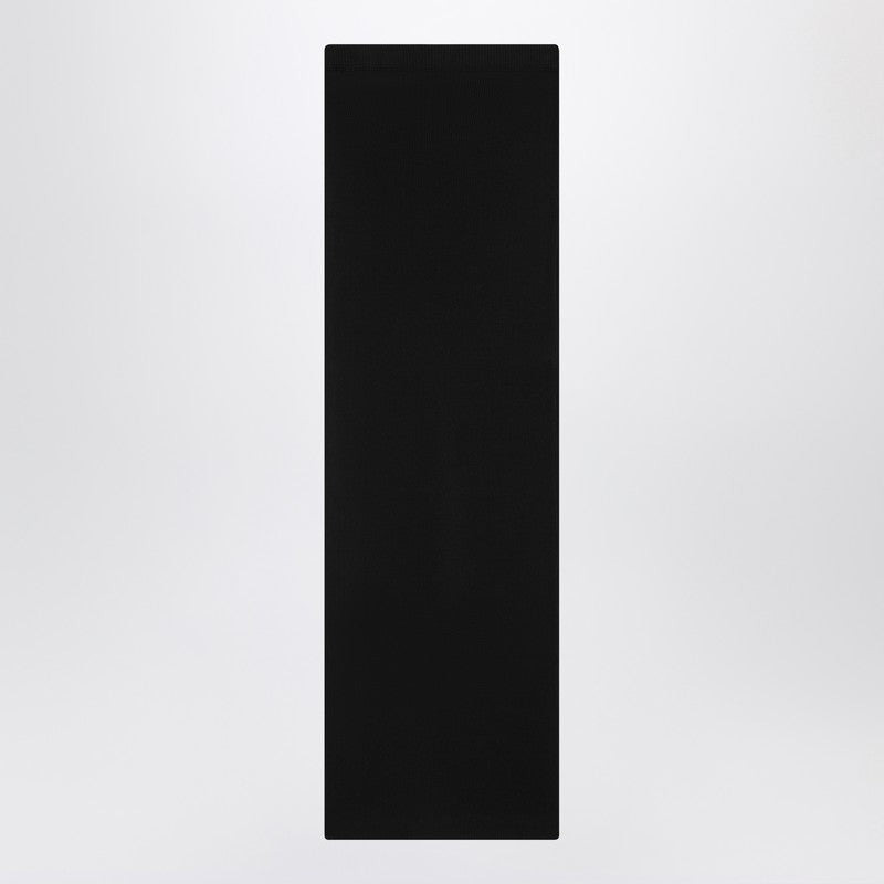 Prada Black Ribbed Jersey Skirt Women - 2