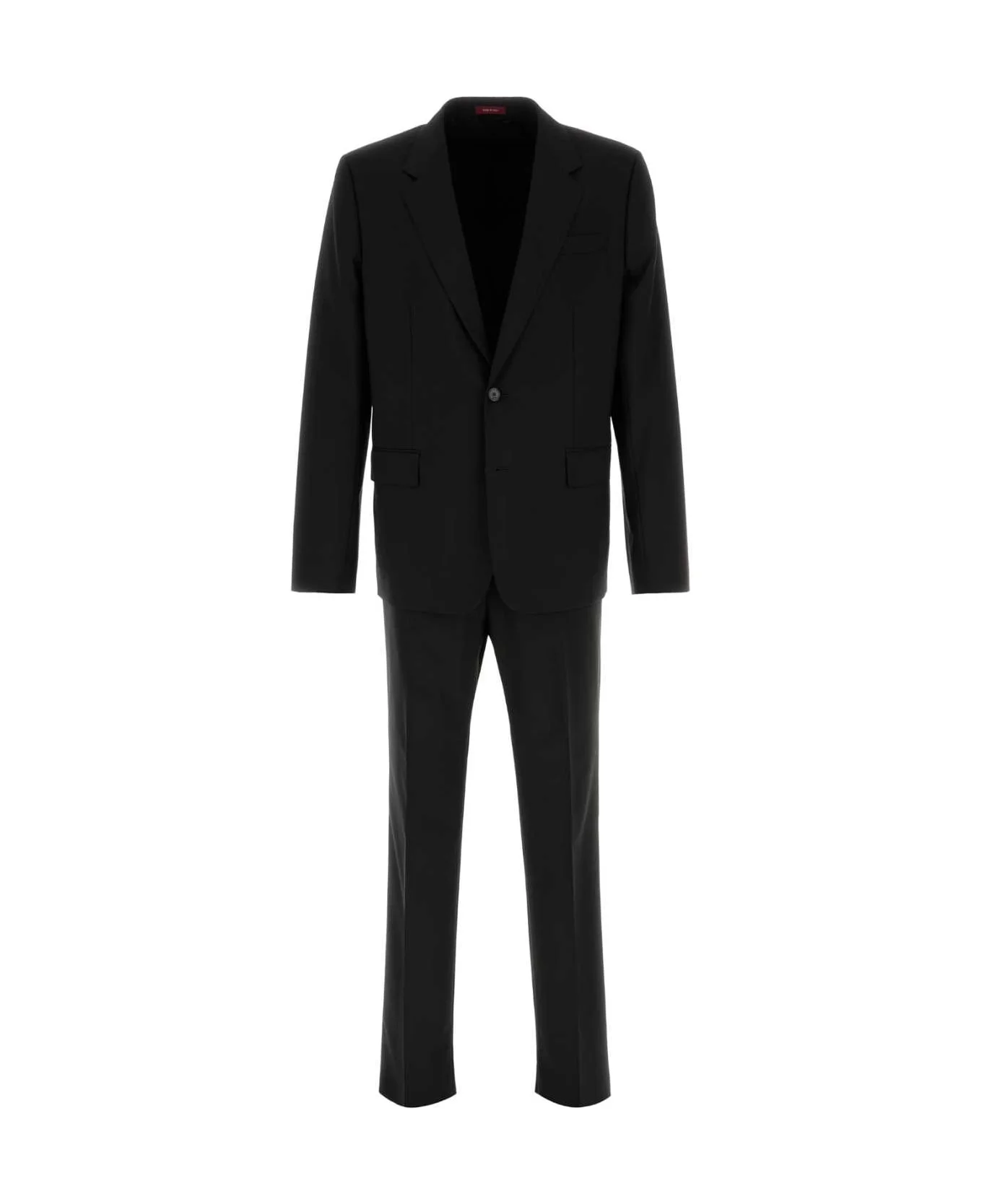 Black Wool Suit - 1