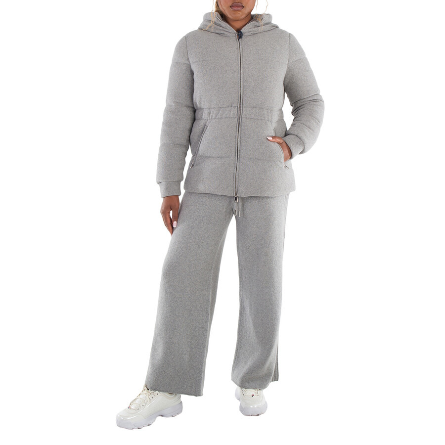 Moncler Charcoal Cashmere-Blend Relaxed-Fit Sweatpants - 6