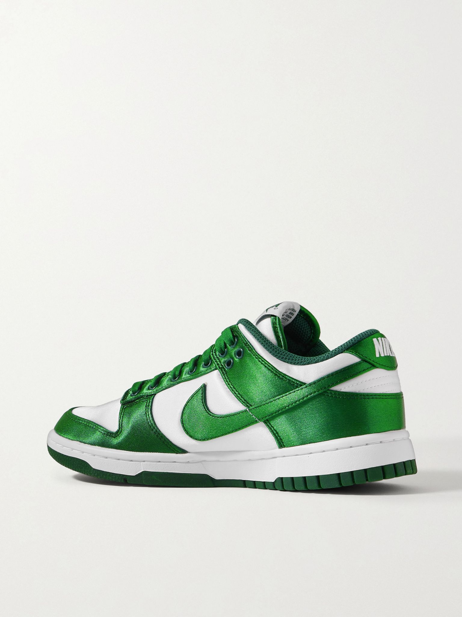 Dunk Low satin sneakers White - 3
