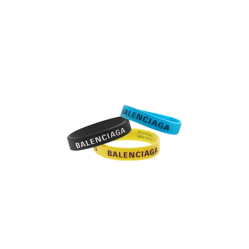 BALENCIAGA Limited Edition Bracelet Set in Yellow/black/blue outlook