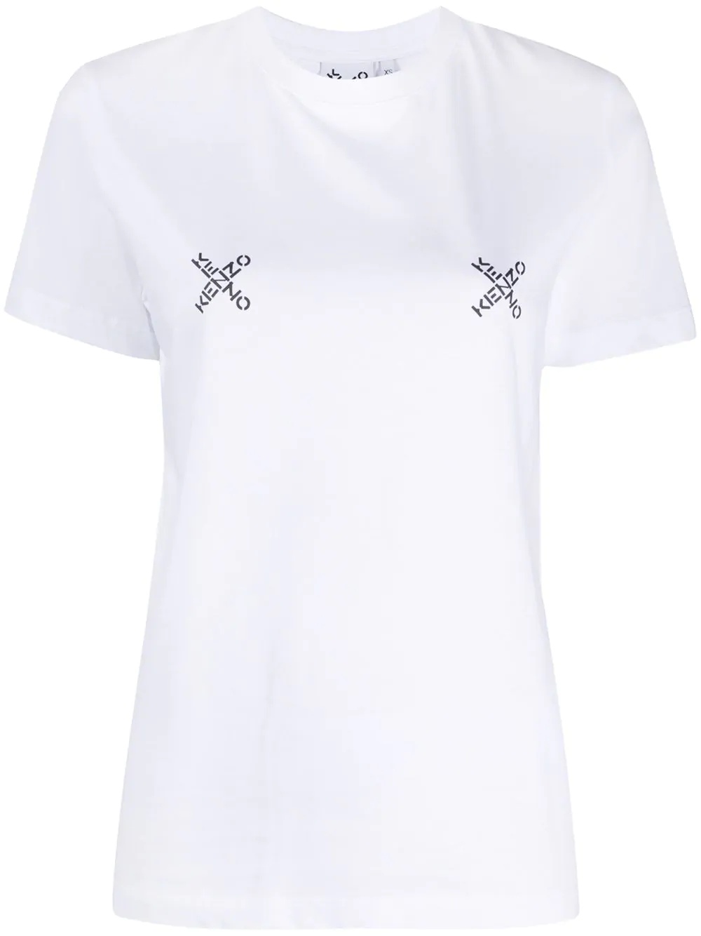 logo-print cotton T-shirt - 1