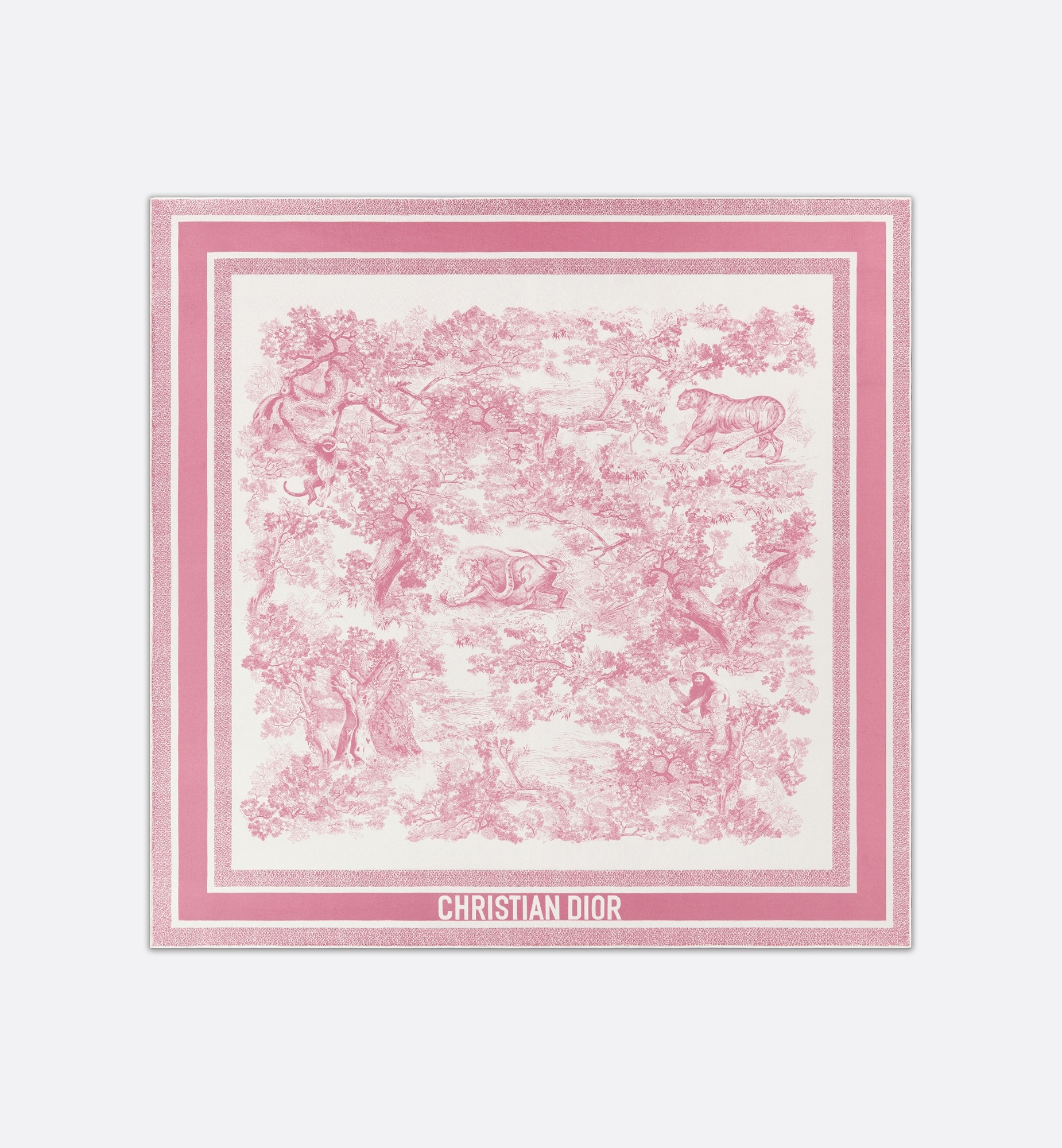 Dioriviera Toile de Jouy Sauvage 90 Square Scarf - 1