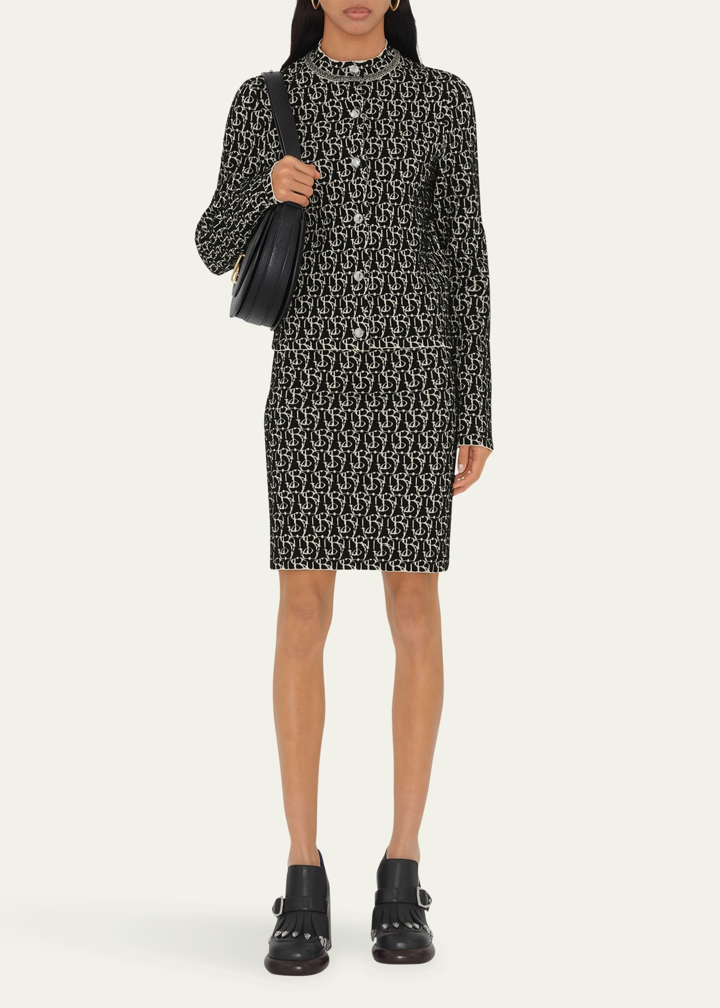 B Shield Wool Cardigan - 2