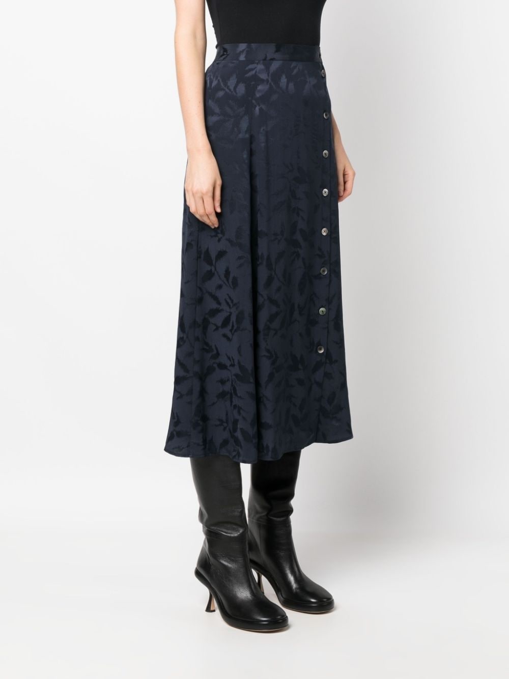 June Jac Ikat silk skirt - 3