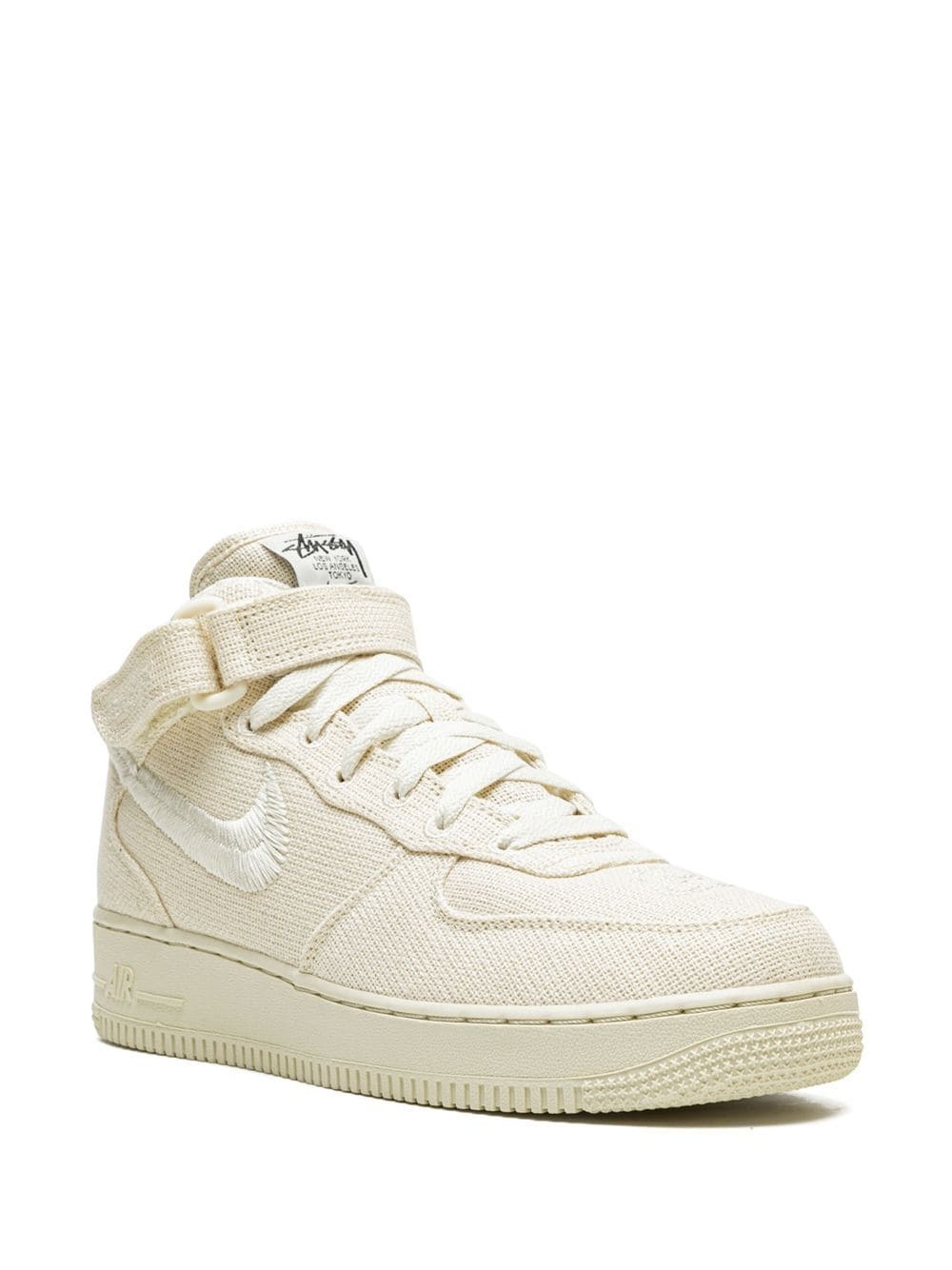 x Stussy Air Force 1 Mid "Fossil" sneakers - 2