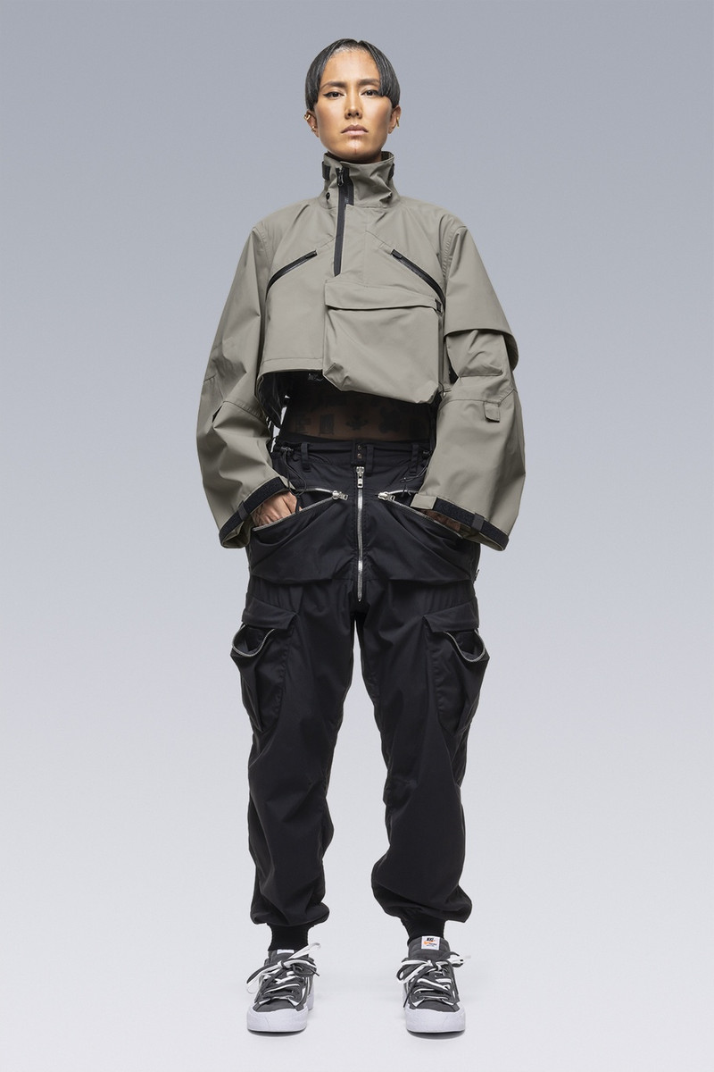 ACRONYM SAC-J6011 sacai / ACRONYM Crop Jacket Black | REVERSIBLE