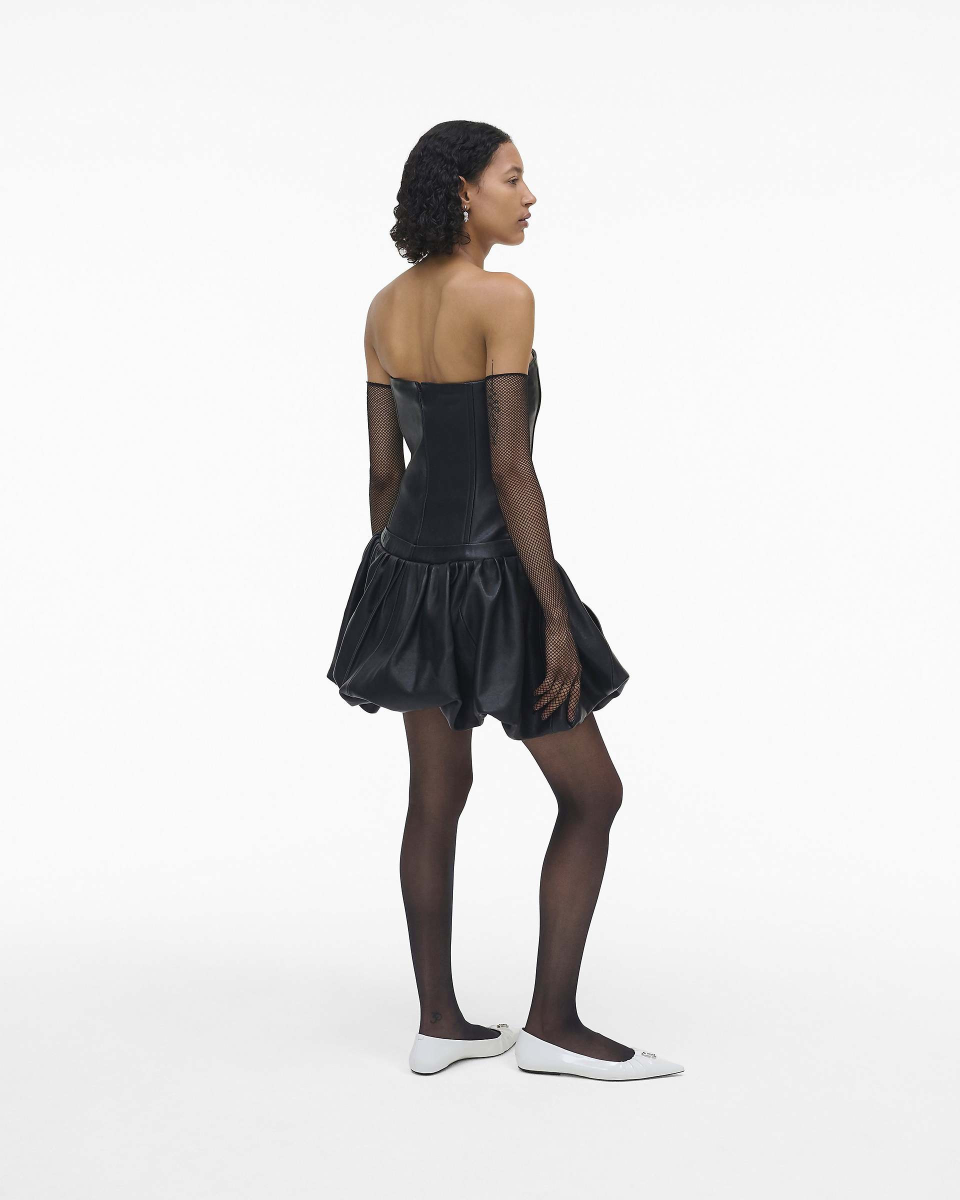 THE LEATHER BUBBLE DRESS - 3