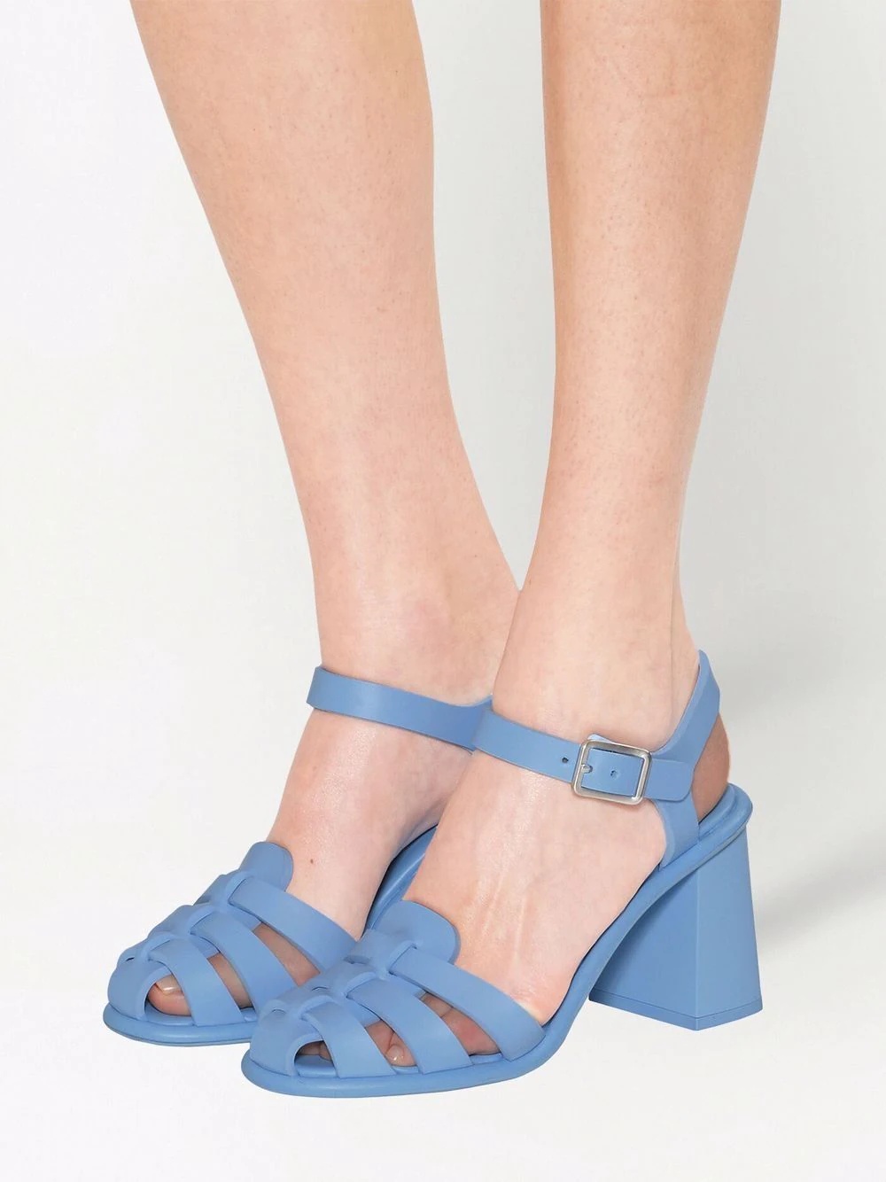 EVA ankle strap 85mm sandals - 5