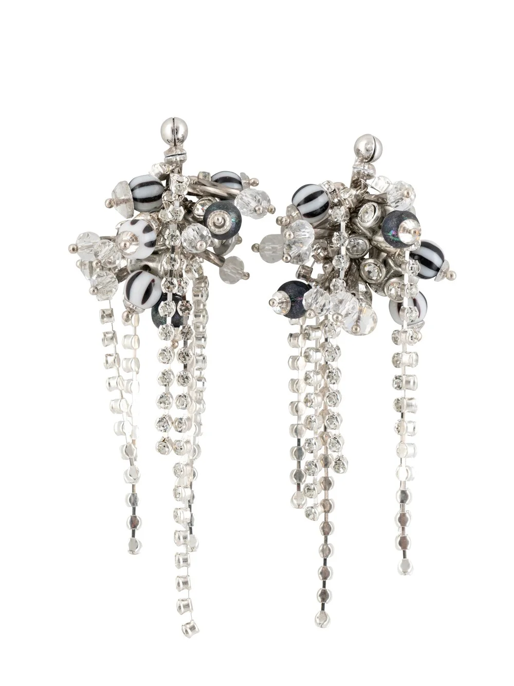 HANDMADE EMBELLISHED PIN EARRINGS - 1